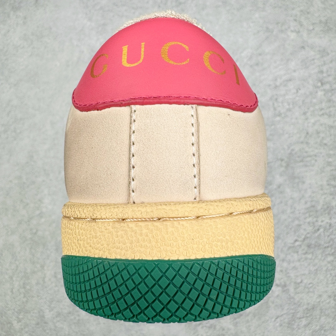 图片[8]-＃纯原福利 Gucci Distressed Screener sneaker 古驰小脏鞋系列经典原型复古百搭做旧老爹板鞋/复古学院风 怀旧版 原厂订单 目前市面最强＃官网同步最新满天星礼盒全套包装 高端零售海外实体专供 ‬混卖版 渠‮原道‬装 全身20几个细节点全部做到一致还原 吊打市面所有版本 原版做旧 右脚鞋侧嵌入NFC防伪芯片装置＋鞋盒标二唯码扫描 秒进官网 秒杀市面任何版本 原装意大利进口 里外全皮 全套包装 全头层顶级软牛皮 广东代工出品 原档原标原盒 随意对比任何版本 尺码：35 36 37 38 39 40 41 42 43 44 45-选品中心