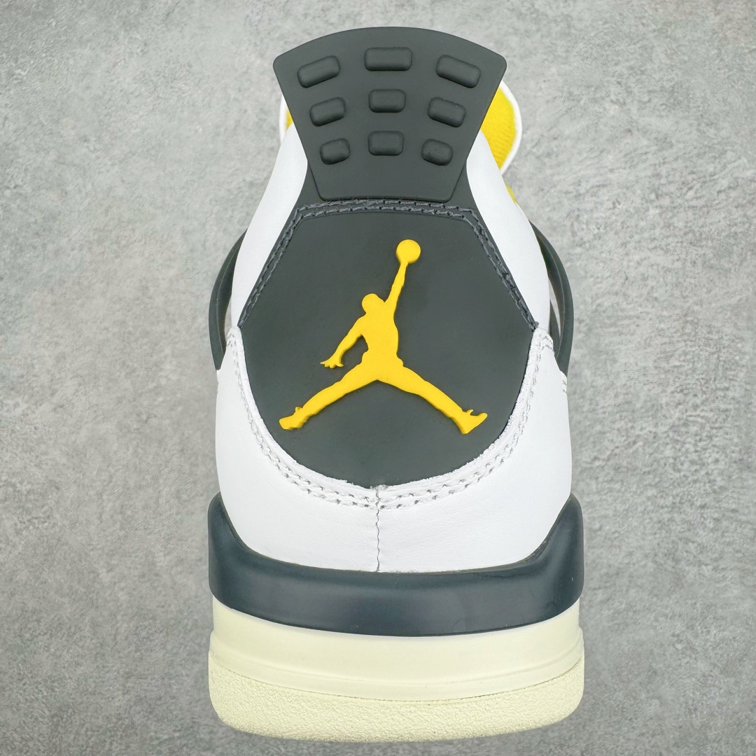 图片[8]-＃CS纯原福利 Air Jordan AJ4 \\\”Vivid Sulfur\\\” 白橙 AQ9129-101 大厂出品 全头层加持 原鞋原楦原纸板同源开发 完美呈现乔4的版型 内侧正确双色网格 还原细节 原厂皮料 正确气垫颜色 正确网格工艺 正确拉帮工艺 全鞋原装材料制作 原档案原模具打造 支持全方位与正品对比 尺码：36 36.5 37.5 38 38.5 39 40 40.5 41 42 42.5 43 44 44.5 45 46 47.5-选品中心
