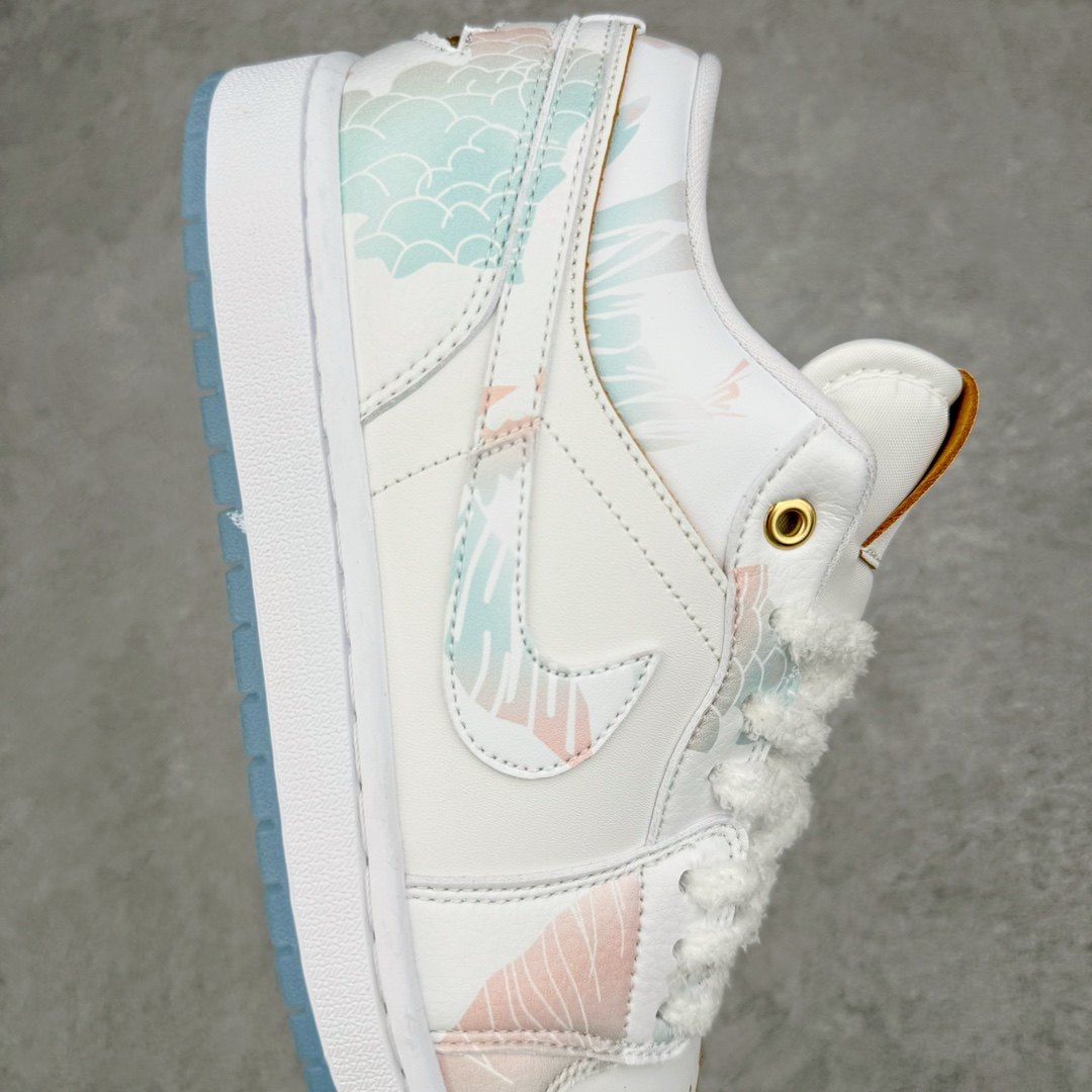 图片[6]-＃K版 Air Jordan AJ1 Low 低帮 CNY 蒸汽木偶 龙年限定 青帘烟雨 FN8901-164 全新流水线出品 DT版本唯一平替选择 市场第二梯队最强版 全部原鞋开发 原楦原纸板开发 全鞋电脑针车 原厂内置全掌气垫 原盒内在原标 唯一Zp原版鞋带绑法 免检产品 全新2022版型 全头层皮料 完美零毛边处理 原厂配置全掌气垫 价格定位良心 几十个配色陆续出货 尺码：36 36.5 37.5 38 38.5 39 40 40.5 41 42 42.5 43 44 44.5 45 46 47.5-选品中心