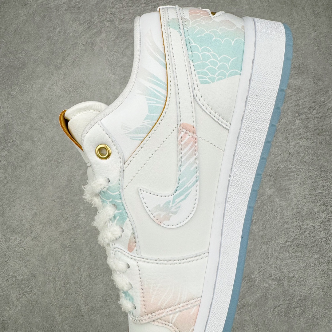 图片[7]-＃K版 Air Jordan AJ1 Low 低帮 CNY 蒸汽木偶 龙年限定 青帘烟雨 FN8901-164 全新流水线出品 DT版本唯一平替选择 市场第二梯队最强版 全部原鞋开发 原楦原纸板开发 全鞋电脑针车 原厂内置全掌气垫 原盒内在原标 唯一Zp原版鞋带绑法 免检产品 全新2022版型 全头层皮料 完美零毛边处理 原厂配置全掌气垫 价格定位良心 几十个配色陆续出货 尺码：36 36.5 37.5 38 38.5 39 40 40.5 41 42 42.5 43 44 44.5 45 46 47.5-选品中心