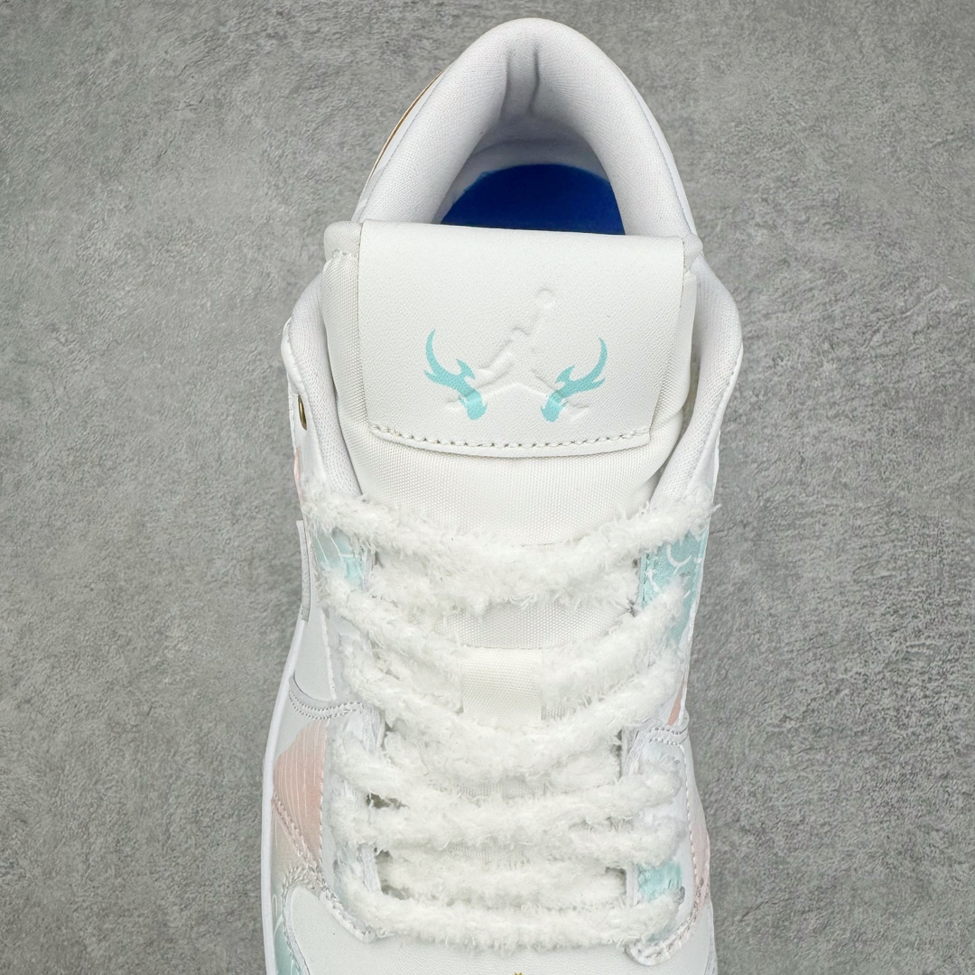 图片[5]-＃K版 Air Jordan AJ1 Low 低帮 CNY 蒸汽木偶 龙年限定 青帘烟雨 FN8901-164 全新流水线出品 DT版本唯一平替选择 市场第二梯队最强版 全部原鞋开发 原楦原纸板开发 全鞋电脑针车 原厂内置全掌气垫 原盒内在原标 唯一Zp原版鞋带绑法 免检产品 全新2022版型 全头层皮料 完美零毛边处理 原厂配置全掌气垫 价格定位良心 几十个配色陆续出货 尺码：36 36.5 37.5 38 38.5 39 40 40.5 41 42 42.5 43 44 44.5 45 46 47.5-选品中心