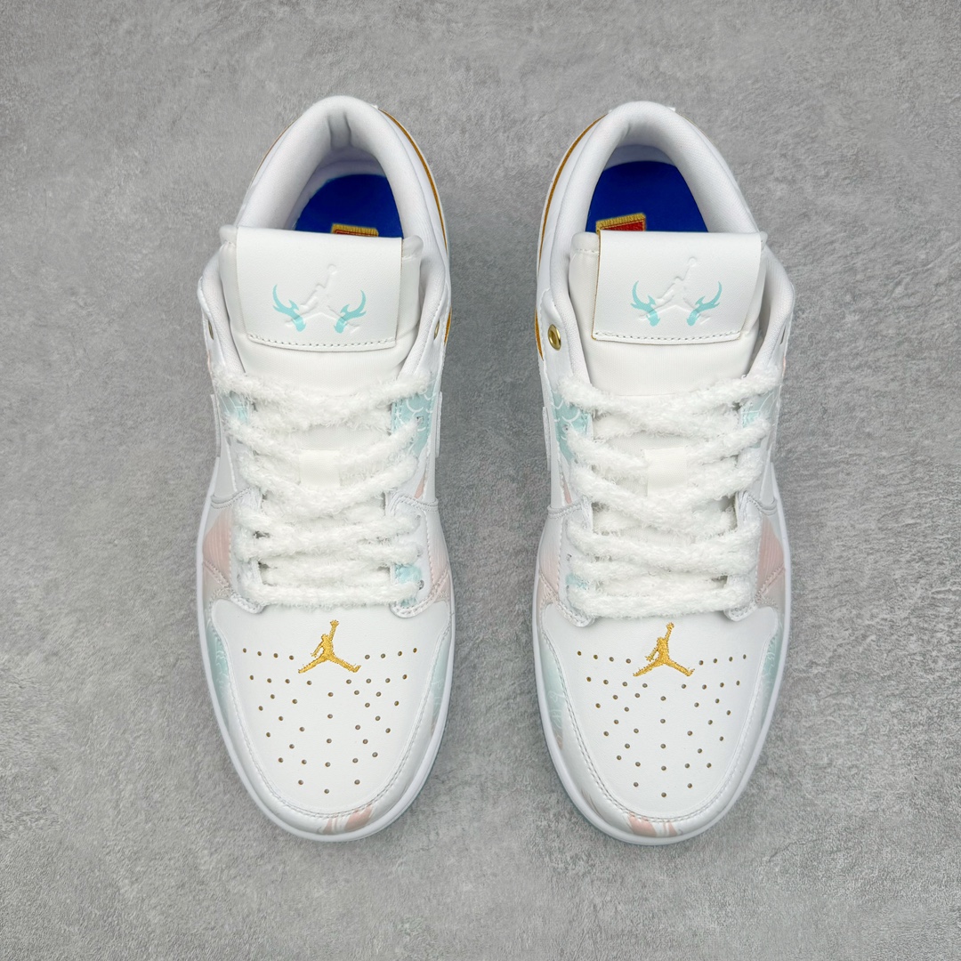 图片[2]-＃K版 Air Jordan AJ1 Low 低帮 CNY 蒸汽木偶 龙年限定 青帘烟雨 FN8901-164 全新流水线出品 DT版本唯一平替选择 市场第二梯队最强版 全部原鞋开发 原楦原纸板开发 全鞋电脑针车 原厂内置全掌气垫 原盒内在原标 唯一Zp原版鞋带绑法 免检产品 全新2022版型 全头层皮料 完美零毛边处理 原厂配置全掌气垫 价格定位良心 几十个配色陆续出货 尺码：36 36.5 37.5 38 38.5 39 40 40.5 41 42 42.5 43 44 44.5 45 46 47.5-选品中心