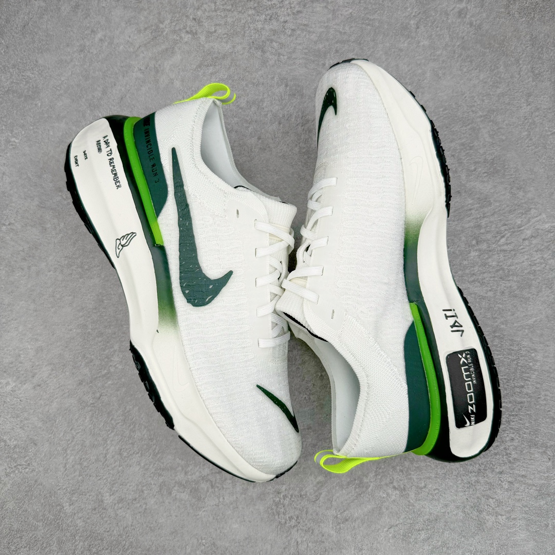 图片[3]-＃纯原 NK ZoomX Invincible Run Flyknit FK3 不可战胜3代系列轻量飞织低帮休闲运动慢跑鞋 FZ4018-100 此鞋专为短跑运动员而生 是为 5 至 10 公里距离的赛事和训练打造 整体设计采用流线型的轻质工程网眼材质构成鞋面 并与其他 Running 旗舰鞋款同样搭载全脚掌 ZoomX 缓冲中底 搭配 Pebax 物料与橡胶外底 ZoomX StreakFly 首发配色以Prototype呈现 其灵感是来自开发期间的磨损测试 透过编号的标记与内侧的预期跑步距离突出研发过程 尺码：36 36.5 37.5 38 38.5 39 40 40.5 41 42 42.5 43 44 44.5 45-选品中心