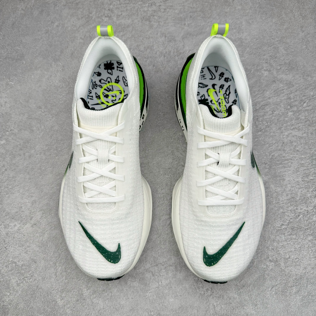 图片[2]-＃纯原 NK ZoomX Invincible Run Flyknit FK3 不可战胜3代系列轻量飞织低帮休闲运动慢跑鞋 FZ4018-100 此鞋专为短跑运动员而生 是为 5 至 10 公里距离的赛事和训练打造 整体设计采用流线型的轻质工程网眼材质构成鞋面 并与其他 Running 旗舰鞋款同样搭载全脚掌 ZoomX 缓冲中底 搭配 Pebax 物料与橡胶外底 ZoomX StreakFly 首发配色以Prototype呈现 其灵感是来自开发期间的磨损测试 透过编号的标记与内侧的预期跑步距离突出研发过程 尺码：36 36.5 37.5 38 38.5 39 40 40.5 41 42 42.5 43 44 44.5 45-选品中心