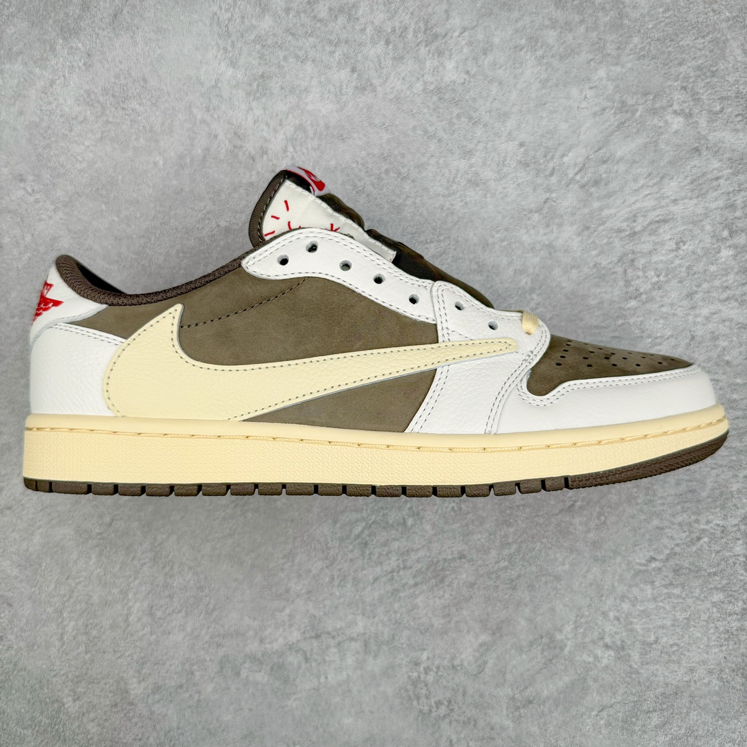 ＃FK纯原 Travis Scott x Air Jordan AJ1 Low OG SP TS联名倒钩3.0低帮 白棕色 DM7866-162 外贸高端零售特供批次 产品品控稳定性领先行业 各方面均可对飙L版 良心定价不杀猪 原厂全套原楦原纸板冲刀磨具开发 原厂皮料加持 原厂港宝加持定型后跟R度完美 同源原厂电绣 鬼脸飞翼针数密度立体效果一致 百分百一致原鞋 原厂拉帮工艺 针距密度一致 后跟弧度收口自然不对折 极致一眼正品既视感 进口玻璃冲刀皮料裁剪零毛边 全鞋电脑针车工艺 品控清洁度最高QC检验标准 免检产品 原厂订购鞋盒、鞋标、防尘纸、鞋撑、鞋带 追求极致的原厂味道 尺码：36 36.5 37.5 38 38.5 39 40 40.5 41 42 42.5 43 44 44.5 45 46 47.5 48.5-选品中心