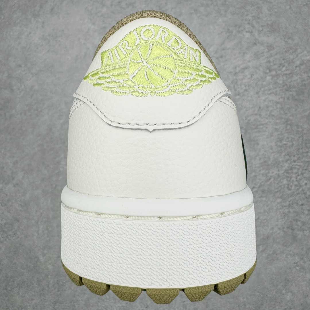 图片[8]-＃FK纯原 Travis Scott x Air Jordan AJ1 Low Golf \\\”Olive\\\” TS联名倒钩6.0高尔夫低帮 橄榄绿 FZ3124-200 外贸高端零售特供批次 产品品控稳定性领先行业 各方面均可对飙L版 良心定价不杀猪 原厂全套原楦原纸板冲刀磨具开发 原厂皮料加持 原厂港宝加持定型后跟R度完美 同源原厂电绣 鬼脸飞翼针数密度立体效果一致 百分百一致原鞋 原厂拉帮工艺 针距密度一致 后跟弧度收口自然不对折 极致一眼正品既视感 进口玻璃冲刀皮料裁剪零毛边 全鞋电脑针车工艺 品控清洁度最高QC检验标准 免检产品 原厂订购鞋盒、鞋标、防尘纸、鞋撑、鞋带 追求极致的原厂味道 尺码：36 36.5 37.5 38 38.5 39 40 40.5 41 42 42.5 43 44 44.5 45 46 47.5 48.5-选品中心