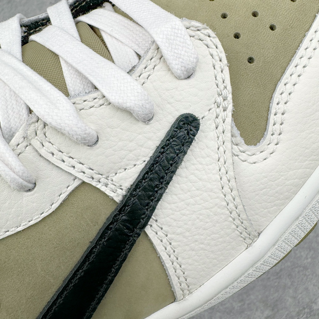 图片[10]-＃FK纯原 Travis Scott x Air Jordan AJ1 Low Golf \\\”Olive\\\” TS联名倒钩6.0高尔夫低帮 橄榄绿 FZ3124-200 外贸高端零售特供批次 产品品控稳定性领先行业 各方面均可对飙L版 良心定价不杀猪 原厂全套原楦原纸板冲刀磨具开发 原厂皮料加持 原厂港宝加持定型后跟R度完美 同源原厂电绣 鬼脸飞翼针数密度立体效果一致 百分百一致原鞋 原厂拉帮工艺 针距密度一致 后跟弧度收口自然不对折 极致一眼正品既视感 进口玻璃冲刀皮料裁剪零毛边 全鞋电脑针车工艺 品控清洁度最高QC检验标准 免检产品 原厂订购鞋盒、鞋标、防尘纸、鞋撑、鞋带 追求极致的原厂味道 尺码：36 36.5 37.5 38 38.5 39 40 40.5 41 42 42.5 43 44 44.5 45 46 47.5 48.5-选品中心