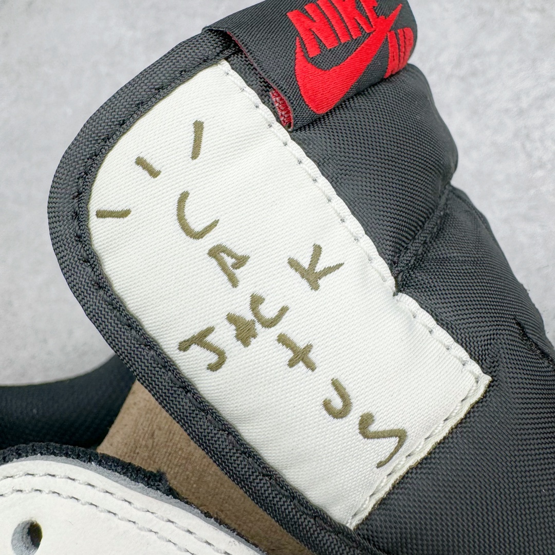 图片[17]-＃FK纯原 Travis Scott x Air Jordan AJ1 Low OG SP TS联名倒钩5.0低帮 白黑橄榄绿 DZ4137-106 外贸高端零售特供批次 产品品控稳定性领先行业 各方面均可对飙L版 良心定价不杀猪 原厂全套原楦原纸板冲刀磨具开发 原厂皮料加持 原厂港宝加持定型后跟R度完美 同源原厂电绣 鬼脸飞翼针数密度立体效果一致 百分百一致原鞋 原厂拉帮工艺 针距密度一致 后跟弧度收口自然不对折 极致一眼正品既视感 进口玻璃冲刀皮料裁剪零毛边 全鞋电脑针车工艺 品控清洁度最高QC检验标准 免检产品 原厂订购鞋盒、鞋标、防尘纸、鞋撑、鞋带 追求极致的原厂味道 尺码：36 36.5 37.5 38 38.5 39 40 40.5 41 42 42.5 43 44 44.5 45 46 47.5 48.5-选品中心