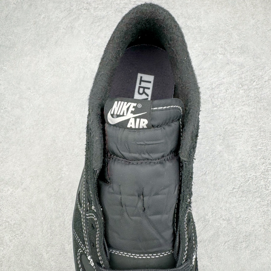 图片[5]-＃FK纯原 Travis Scott x Air Jordan AJ1 Low OG TS联名倒钩4.0低帮 黑武士 DM7866-001 外贸高端零售特供批次 产品品控稳定性领先行业 各方面均可对飙L版 良心定价不杀猪 原厂全套原楦原纸板冲刀磨具开发 原厂皮料加持 原厂港宝加持定型后跟R度完美 同源原厂电绣 鬼脸飞翼针数密度立体效果一致 百分百一致原鞋 原厂拉帮工艺 针距密度一致 后跟弧度收口自然不对折 极致一眼正品既视感 进口玻璃冲刀皮料裁剪零毛边 全鞋电脑针车工艺 品控清洁度最高QC检验标准 免检产品 原厂订购鞋盒、鞋标、防尘纸、鞋撑、鞋带 追求极致的原厂味道 尺码：36 36.5 37.5 38 38.5 39 40 40.5 41 42 42.5 43 44 44.5 45 46 47.5 48.5-选品中心