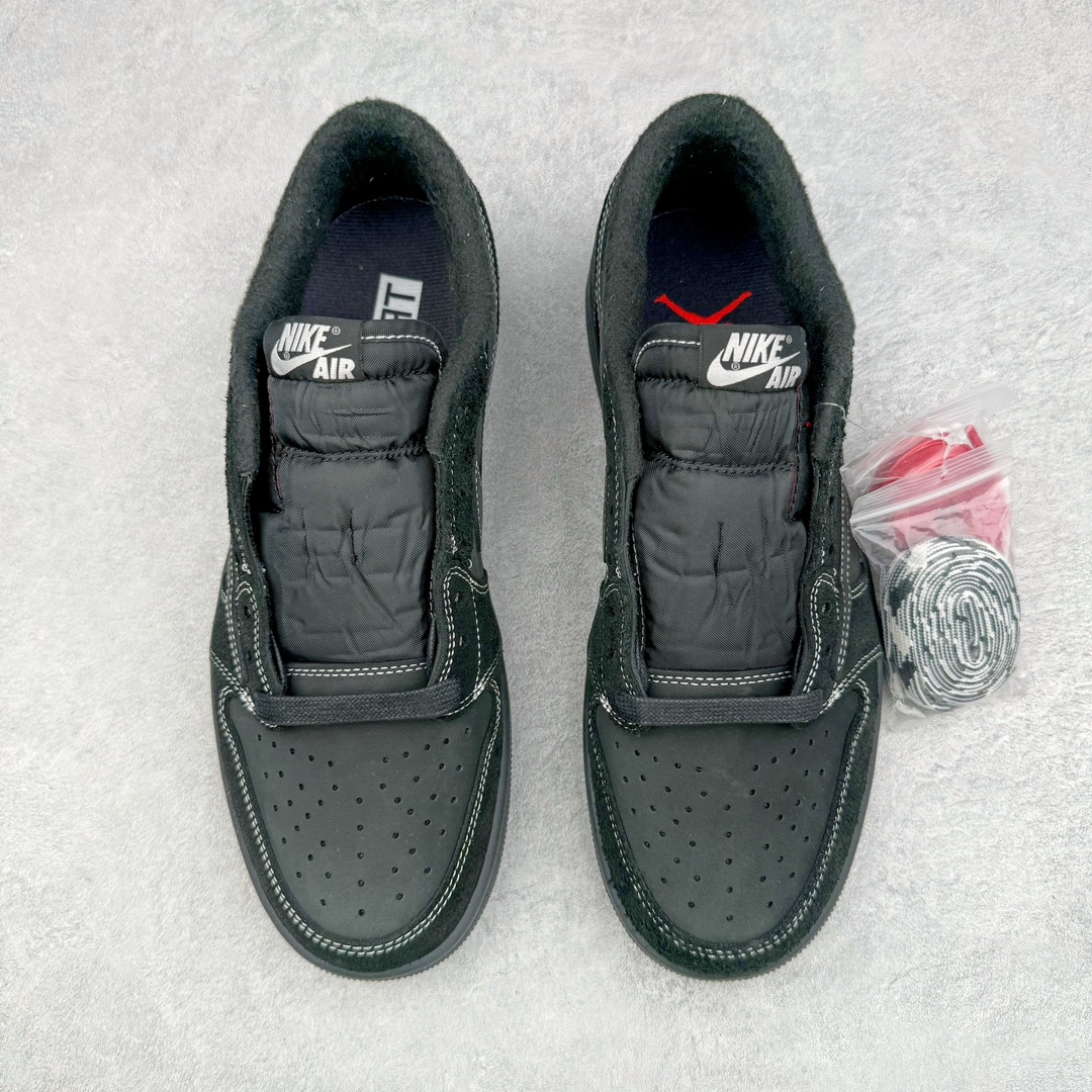 图片[2]-＃FK纯原 Travis Scott x Air Jordan AJ1 Low OG TS联名倒钩4.0低帮 黑武士 DM7866-001 外贸高端零售特供批次 产品品控稳定性领先行业 各方面均可对飙L版 良心定价不杀猪 原厂全套原楦原纸板冲刀磨具开发 原厂皮料加持 原厂港宝加持定型后跟R度完美 同源原厂电绣 鬼脸飞翼针数密度立体效果一致 百分百一致原鞋 原厂拉帮工艺 针距密度一致 后跟弧度收口自然不对折 极致一眼正品既视感 进口玻璃冲刀皮料裁剪零毛边 全鞋电脑针车工艺 品控清洁度最高QC检验标准 免检产品 原厂订购鞋盒、鞋标、防尘纸、鞋撑、鞋带 追求极致的原厂味道 尺码：36 36.5 37.5 38 38.5 39 40 40.5 41 42 42.5 43 44 44.5 45 46 47.5 48.5-选品中心