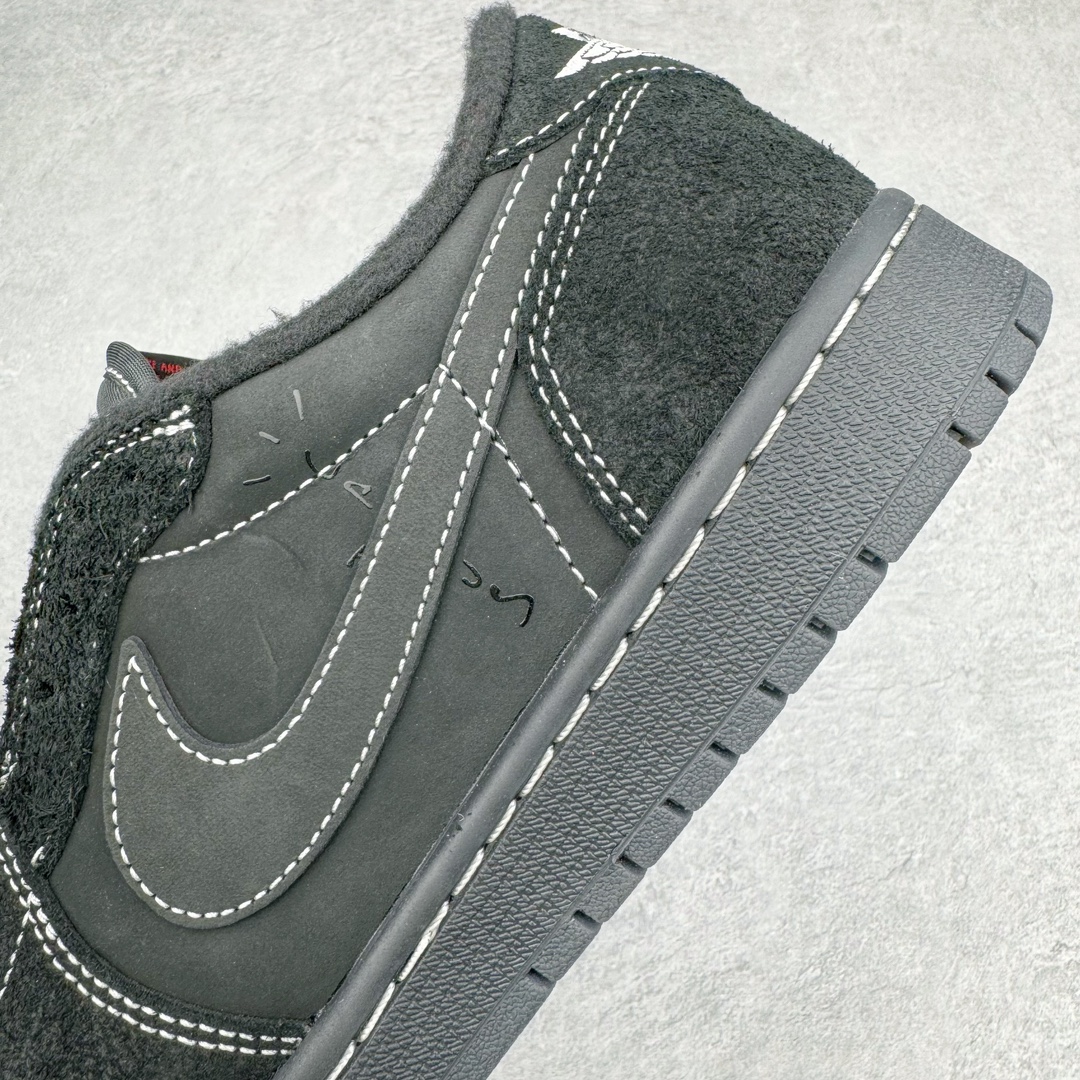图片[12]-＃FK纯原 Travis Scott x Air Jordan AJ1 Low OG TS联名倒钩4.0低帮 黑武士 DM7866-001 外贸高端零售特供批次 产品品控稳定性领先行业 各方面均可对飙L版 良心定价不杀猪 原厂全套原楦原纸板冲刀磨具开发 原厂皮料加持 原厂港宝加持定型后跟R度完美 同源原厂电绣 鬼脸飞翼针数密度立体效果一致 百分百一致原鞋 原厂拉帮工艺 针距密度一致 后跟弧度收口自然不对折 极致一眼正品既视感 进口玻璃冲刀皮料裁剪零毛边 全鞋电脑针车工艺 品控清洁度最高QC检验标准 免检产品 原厂订购鞋盒、鞋标、防尘纸、鞋撑、鞋带 追求极致的原厂味道 尺码：36 36.5 37.5 38 38.5 39 40 40.5 41 42 42.5 43 44 44.5 45 46 47.5 48.5-选品中心