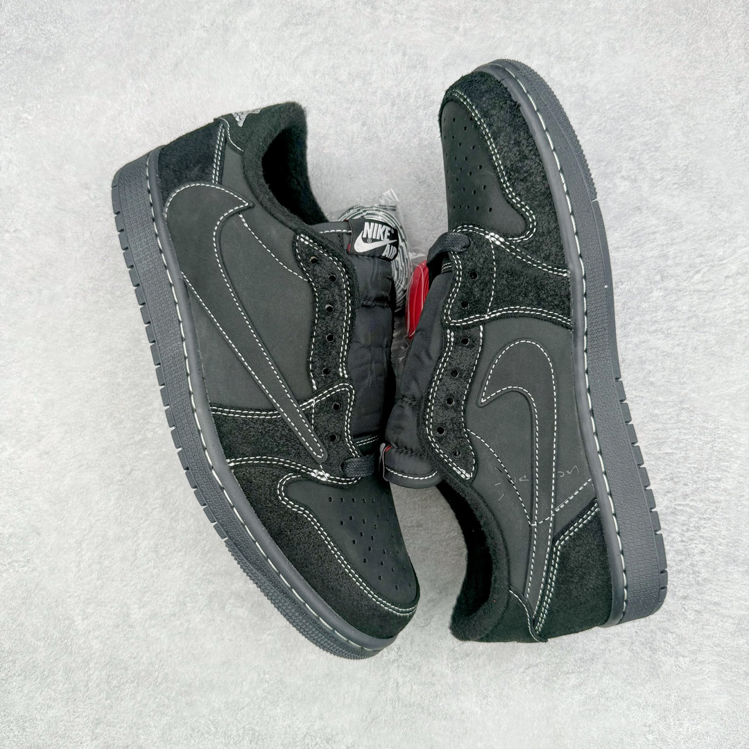 图片[3]-＃FK纯原 Travis Scott x Air Jordan AJ1 Low OG TS联名倒钩4.0低帮 黑武士 DM7866-001 外贸高端零售特供批次 产品品控稳定性领先行业 各方面均可对飙L版 良心定价不杀猪 原厂全套原楦原纸板冲刀磨具开发 原厂皮料加持 原厂港宝加持定型后跟R度完美 同源原厂电绣 鬼脸飞翼针数密度立体效果一致 百分百一致原鞋 原厂拉帮工艺 针距密度一致 后跟弧度收口自然不对折 极致一眼正品既视感 进口玻璃冲刀皮料裁剪零毛边 全鞋电脑针车工艺 品控清洁度最高QC检验标准 免检产品 原厂订购鞋盒、鞋标、防尘纸、鞋撑、鞋带 追求极致的原厂味道 尺码：36 36.5 37.5 38 38.5 39 40 40.5 41 42 42.5 43 44 44.5 45 46 47.5 48.5-选品中心