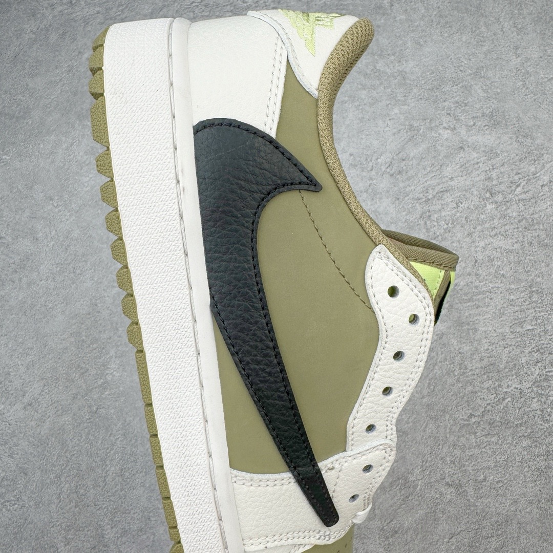 图片[6]-零售💰200 ＃KZ神版福利回馈‼Travis Scott x Air Jordan AJ1 Low Golf \”Olive\” TS联名倒钩6.0高尔夫低帮 橄榄绿 FZ3124-200 毫无疑问市场中端王者 耗时半年巨作 全套原纸板楦头开发 确保原汁原味 完美呈现倒钩版型 原档案转印油墨一体 东莞原厂磨具大底独家尺码35.5 48.5 一码一磨具拒绝假半码 此版本只针对中端市场 皮料材质有所更替 其他数据细节工艺流程均保持一致 绝不口嗨 细节品控鞋型随意秒杀市面3XX 4XX 原盒原配 外盒透明胶套 内侧字体 工整带凹凸感 原厂拉帮工艺 针距密度一致 后跟弧度收口自然不对折 极致一眼正品既视感 进口玻璃冲刀皮料裁剪零毛边 承诺百分百一致原鞋 全鞋电脑针车工艺 进口港宝加持 后跟自然饱满 全鞋荧光划线卡点 追求极致完美 每一双都是工艺品 多重QC质检 超越公司货的品控标准 实实在在的免检产品 SIZE：35.5 36 36.5 37.5 38 38.5 39 40 40.5 41 42 42.5 43 44 44.5 45 46 47.5 48.5 编码：by2936000-运动鞋