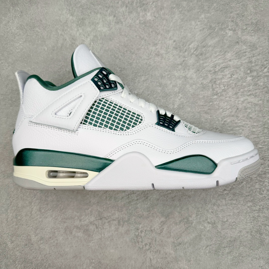 ＃DT/R1纯原 Air Jordan AJ4 Retro 氧化白绿 FQ8138-103 原鞋开发原楦原纸板同源开发 完美呈现乔4的版型 内侧正确双色网格 还原细节 原厂皮料 正确气垫颜色 正确网格工艺 正确拉帮工艺 全鞋原装材料制作 原档案原模具打造 支持全方位与正品对比 尺码：40 40.5 41 42 42.5 43 44 44.5 45 46 47.5 48.5-选品中心
