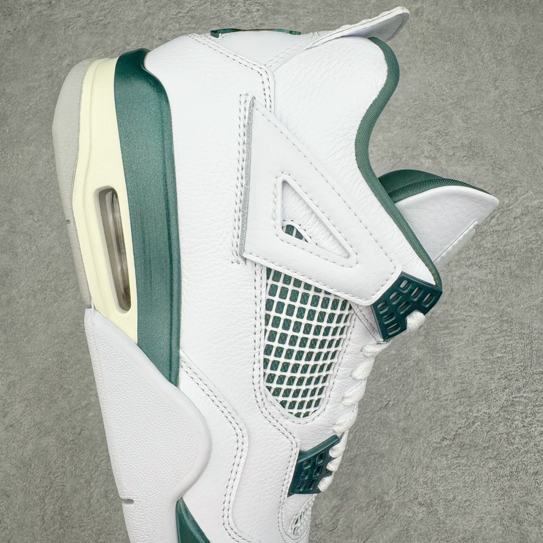 图片[6]-＃DT/R1纯原 Air Jordan AJ4 Retro 氧化白绿 FQ8138-103 原鞋开发原楦原纸板同源开发 完美呈现乔4的版型 内侧正确双色网格 还原细节 原厂皮料 正确气垫颜色 正确网格工艺 正确拉帮工艺 全鞋原装材料制作 原档案原模具打造 支持全方位与正品对比 尺码：40 40.5 41 42 42.5 43 44 44.5 45 46 47.5 48.5-选品中心