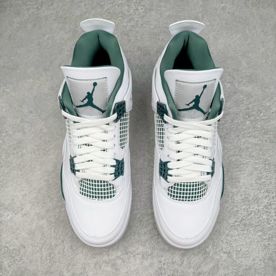 图片[2]-＃DT/R1纯原 Air Jordan AJ4 Retro 氧化白绿 FQ8138-103 原鞋开发原楦原纸板同源开发 完美呈现乔4的版型 内侧正确双色网格 还原细节 原厂皮料 正确气垫颜色 正确网格工艺 正确拉帮工艺 全鞋原装材料制作 原档案原模具打造 支持全方位与正品对比 尺码：40 40.5 41 42 42.5 43 44 44.5 45 46 47.5 48.5-选品中心