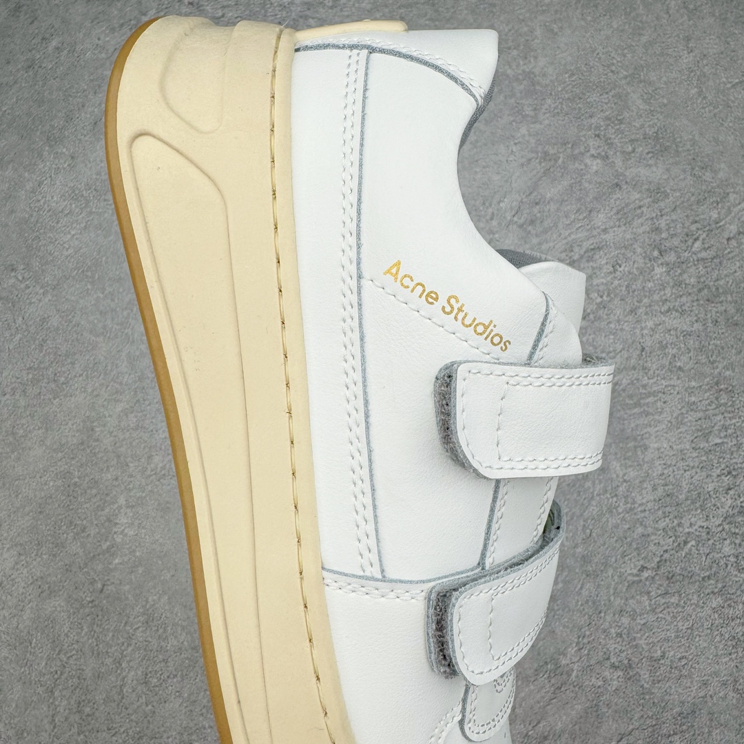 图片[6]-Acne Studios 2023 艾克妮魔术贴 低帮休闲小白鞋 得物热度蝉联榜首31天 海淘专供版 赵露思、杨超越、欧阳娜娜同款 高端零售 外贸充正专供 原版购入开发 全鞋身采用进口头层皮 请注意区分市面通货材、错误大底 一眼就种草的小白鞋 无敌好搭配不挑季节不挑穿搭一双鞋就ok 魔术贴设计穿脱超方便 尺码：35 36 37 38 39-选品中心