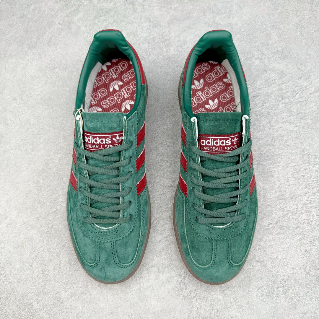 图片[2]-零售💰210 AD Originals Handball SPZL 手球运动员系列百搭休闲运动板鞋 GX6989 这款来自阿迪达斯的这款HANDBALL SPZL前身是一双手球运动鞋，这一次拿来复刻，所以鞋面的主要色彩选用了黑色， 鞋面外侧除了Spezial字母之外还有三叶草标志。Handball SPZL作为复古手球训练鞋与作为室内足球鞋的Samba有着异曲同工之处，但是质感更为出众的鞋身以及丰富的配色选择比起Samba来讲可以说是更胜一筹了！尺码：36 36⅔ 37⅓ 38 38⅔ 39⅓ 40 40⅔ 41⅓ 42 42⅔ 43⅓ 44 45  编码：Fby2936010-运动鞋