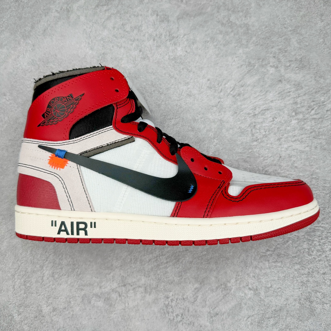 零售💰570 ＃Ljr特供 OFF-WHITE x Air Jordan AJ1 OW联名芝加哥白红 AA3834-101 全新改良批次 圈内最强倒钩系列 恪守真诚 承诺混一赔十 高端零售裸鞋圈特供批次 SZ原厂全套原楦原纸板冲刀磨具开发 原厂皮料加持 原厂港宝加持定型后跟R度完美 同源原厂电绣 飞翼针数密度立体效果一致 百分百一致原鞋 原厂拉帮工艺 针距密度一致 后跟弧度收口自然不对折 极致一眼正品既视感 进口玻璃冲刀皮料裁剪零毛边 全鞋电脑针车工艺 品控清洁度最高QC检验标准 免检产品 原厂订购鞋盒、鞋标、防尘纸、鞋撑、鞋带 追求极致的原厂味道 SIZE：40.5 41 42 42.5 43 44 44.5 45 46 47.5 48.5 编码：by5936070-运动鞋