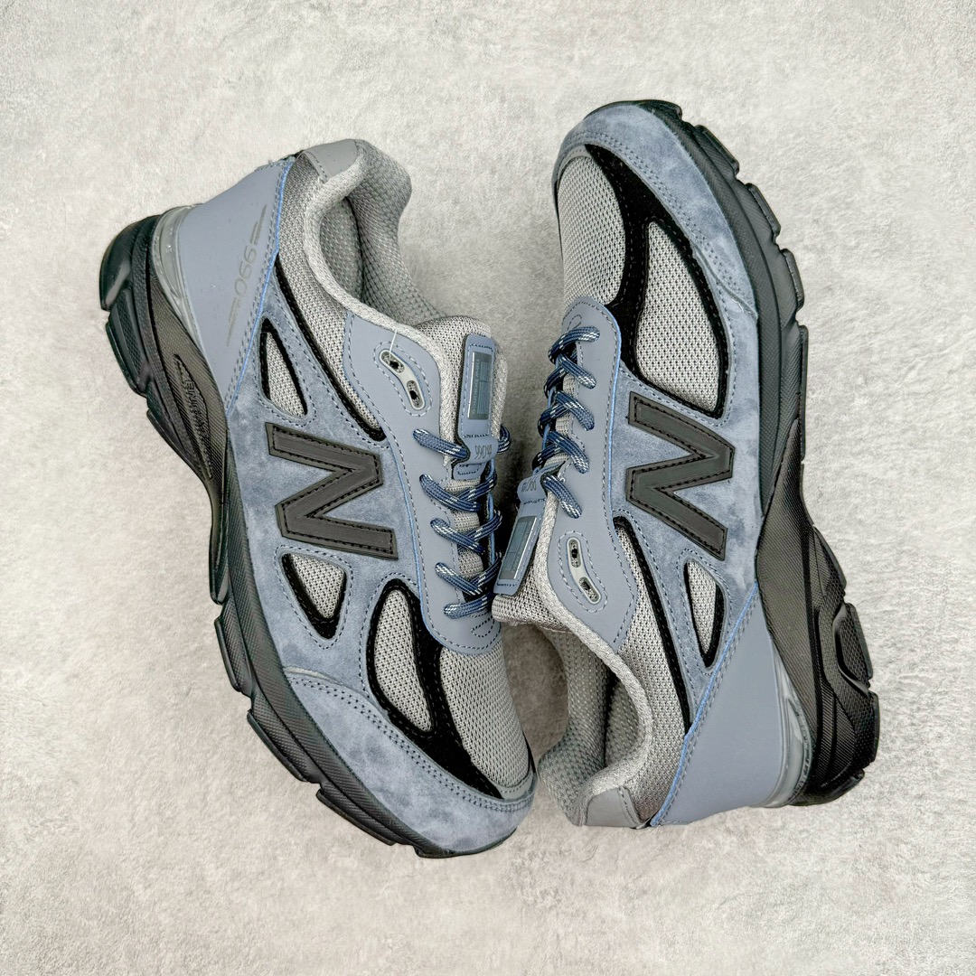 图片[3]-＃纯原New Balance in USA M990V4 新百伦NB系列 美产血统经典复古休闲运动百搭老爹跑步鞋 升级原楦原纸版数据开发版型#采用台产进口猪巴革组合网织鞋面材质#全新开发6层组合底模精密开发#中底嵌入碳板缓震及后跟嵌入TPU装饰条稳固 尺码：36 37 37.5 38 38.5 39 40 40.5 41.5 42 42.5 43 44 45-选品中心