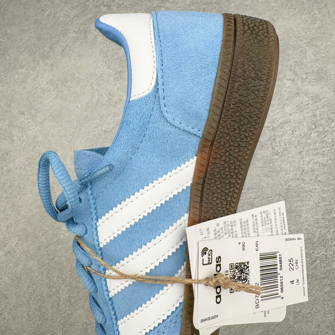 图片[7]-零售💰230 ＃MF AD Originals Handball SPZL 手球运动员系列百搭休闲运动板鞋 BD7632 这款来自阿迪达斯的这款HANDBALL SPZL前身是一双手球运动鞋，这一次拿来复刻，所以鞋面的主要色彩选用了黑色， 鞋面外侧除了Spezial字母之外还有三叶草标志。Handball SPZL作为复古手球训练鞋与作为室内足球鞋的Samba有着异曲同工之处，但是质感更为出众的鞋身以及丰富的配色选择比起Samba来讲可以说是更胜一筹了！尺码：36 36⅔ 37⅓ 38 38⅔ 39⅓ 40 40⅔ 41⅓ 42 42⅔ 43⅓ 44 45  编码：Rby2936030-运动鞋