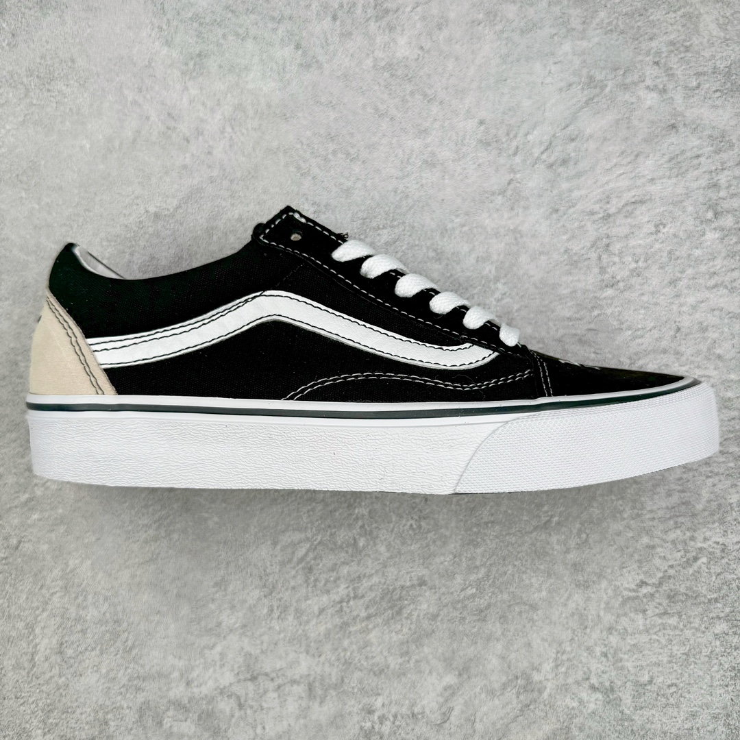 零售💰220 Vans 和平鸽系列！nVans Buzz Old Skool 和平鸽 n经典黑白帆布拼接低帮运动板鞋 货号：VN000CR5BPB1 尺码：35 36 36.5 37 38 38.5 39 40 40.5 41 42 42.5 43 44  编码：by2936020-运动鞋