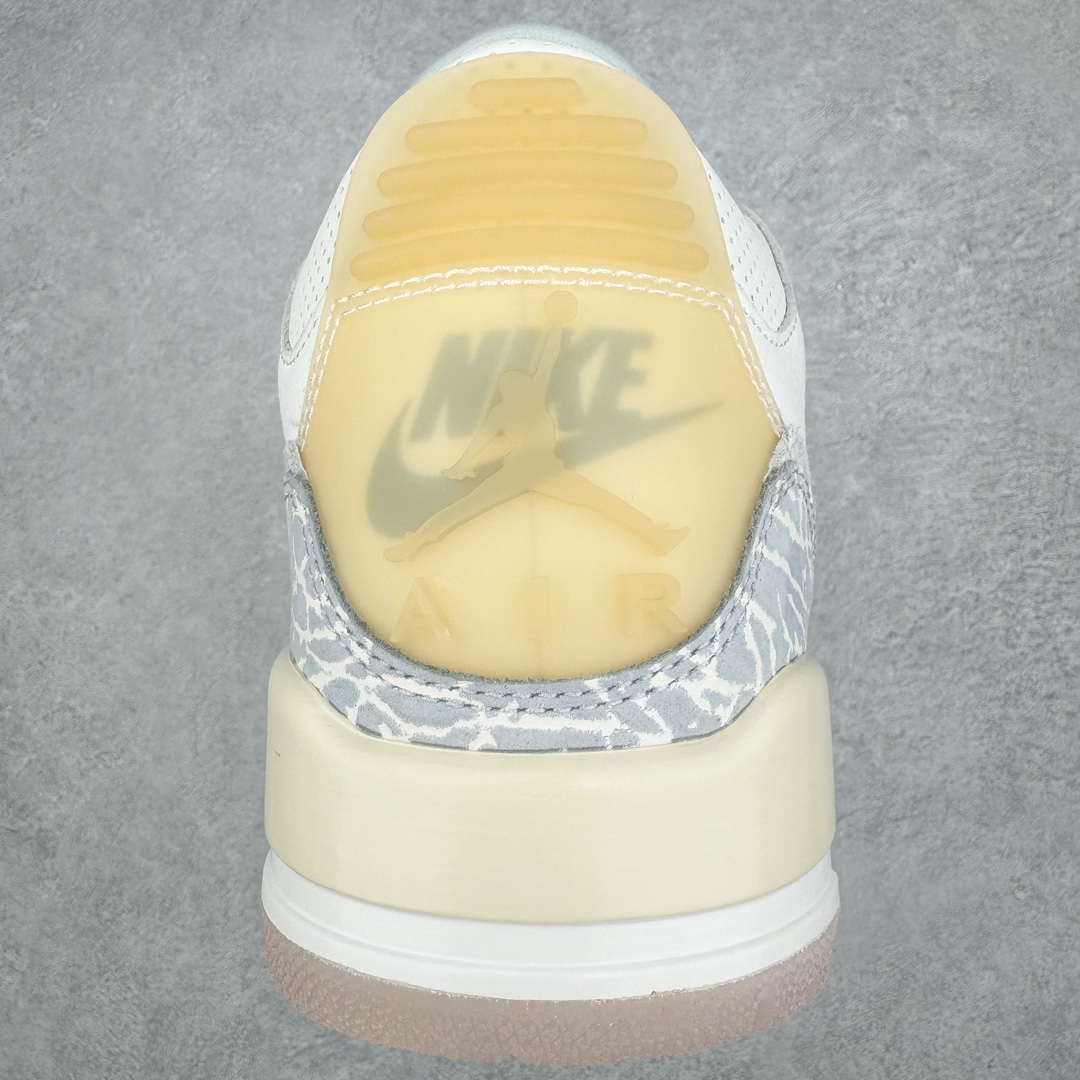 图片[8]-零售💰400 ＃LJ渠道版 Air Jordan AJ3 Craft \”Ivory\” 象牙白 货号：FJ9479-100 目前市场最推荐的产品 市场唯一正确批次 亲自操刀耗时半年巨作 超合理的单价 拒绝高利润 全套原纸板楦头开发 原厂大底磨具加持立体防滑纹理 原装可视Air Sole气垫 原汁原味最完美的三代版型 唯一正确鞋头趴度弧度高度鞋身腰线 原厂TPU氧化后跟饰片 正确内里反口里网布 皮料菱角分明不变形无多余毛边 正确手工大底描漆拉丝 市场唯一原厂鞋扣模具 原厂织唛标 原厂飞人电绣工艺 尾指中部跳三针 独家绑鞋带手法 印刷中底布 四线拉帮 米色美纹纸贴合固定 进口港宝加持 后跟自然饱满 全鞋荧光划线卡点 追求极致完美 每一双都是工艺品 多重QC质检 超越公司货的品控标准 实实在在的免检产品 尺码：40 40.5 41 42 42.5 43 44 44.5 45 46 47.5 48.5 编码：by4936000-运动鞋