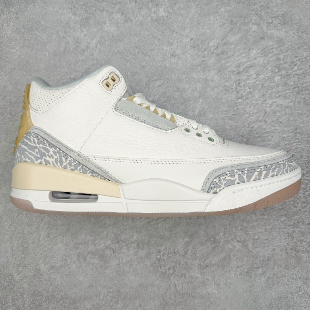 零售💰400 ＃LJ渠道版 Air Jordan AJ3 Craft \”Ivory\” 象牙白 货号：FJ9479-100 目前市场最推荐的产品 市场唯一正确批次 亲自操刀耗时半年巨作 超合理的单价 拒绝高利润 全套原纸板楦头开发 原厂大底磨具加持立体防滑纹理 原装可视Air Sole气垫 原汁原味最完美的三代版型 唯一正确鞋头趴度弧度高度鞋身腰线 原厂TPU氧化后跟饰片 正确内里反口里网布 皮料菱角分明不变形无多余毛边 正确手工大底描漆拉丝 市场唯一原厂鞋扣模具 原厂织唛标 原厂飞人电绣工艺 尾指中部跳三针 独家绑鞋带手法 印刷中底布 四线拉帮 米色美纹纸贴合固定 进口港宝加持 后跟自然饱满 全鞋荧光划线卡点 追求极致完美 每一双都是工艺品 多重QC质检 超越公司货的品控标准 实实在在的免检产品 尺码：40 40.5 41 42 42.5 43 44 44.5 45 46 47.5 48.5 编码：by4936000-运动鞋