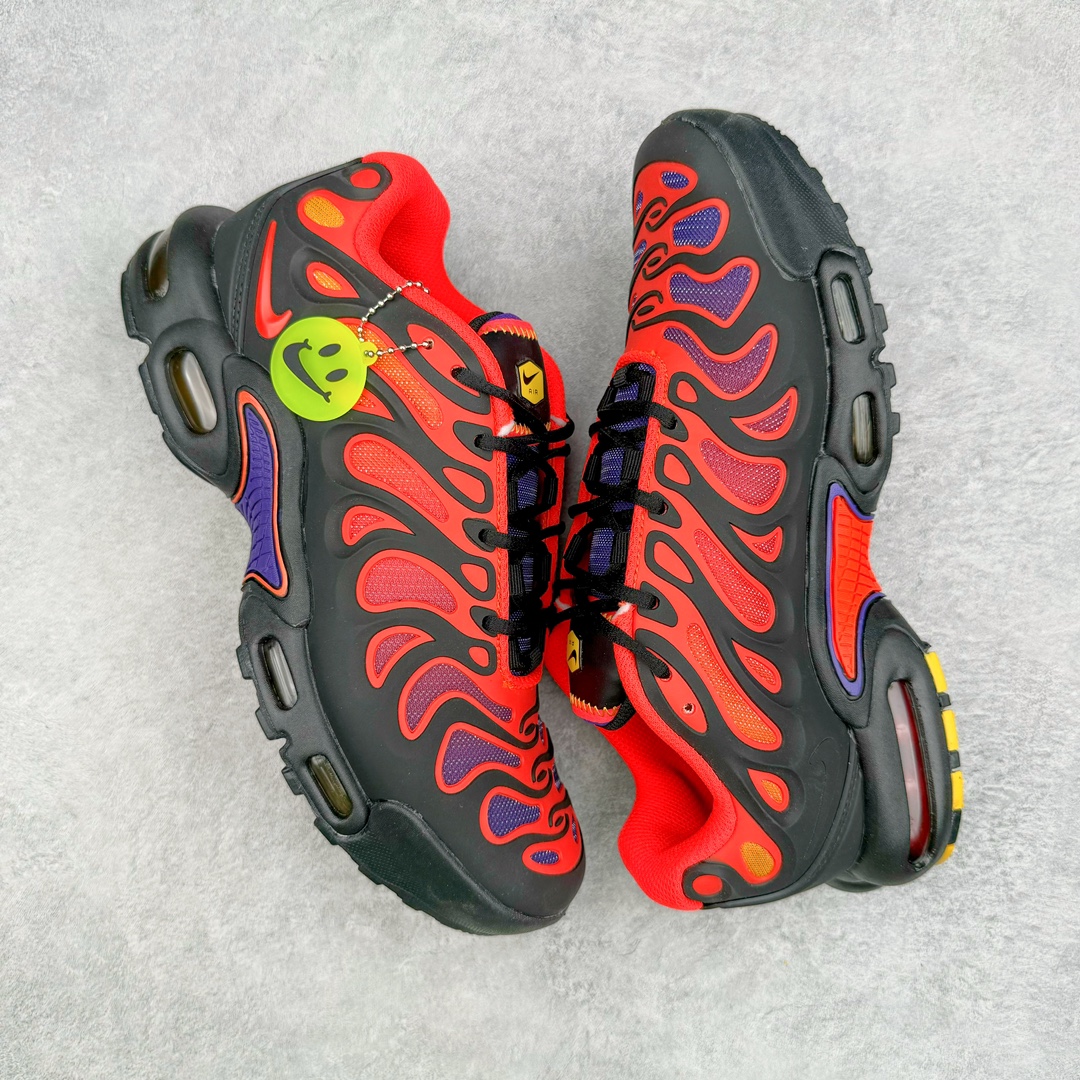 图片[3]-零售💰280 ＃MX NK Air Max Plus Drift 复古气垫跑鞋 FD4290-003 中底造型大部分保留，仅在前段追加了加固上翻 鞋面的经典轮廓得以重塑 带来更契合现代审美的外观 整双鞋采用撞色妆点 鞋面采用网眼布和皮革材质打造 鞋舌处带有 3M 反光科技 鞋垫处和鞋后跟印有 “TN” 字样 彰显鞋款身份 配置方面中底搭载 Air Max 科技 保证了日常穿着的缓震性 SIZE：36 36.5 37.5 38 38.5 39 40 40.5 41 42 42.5 43 44 44.5 45 编码：Tby2936080-运动鞋