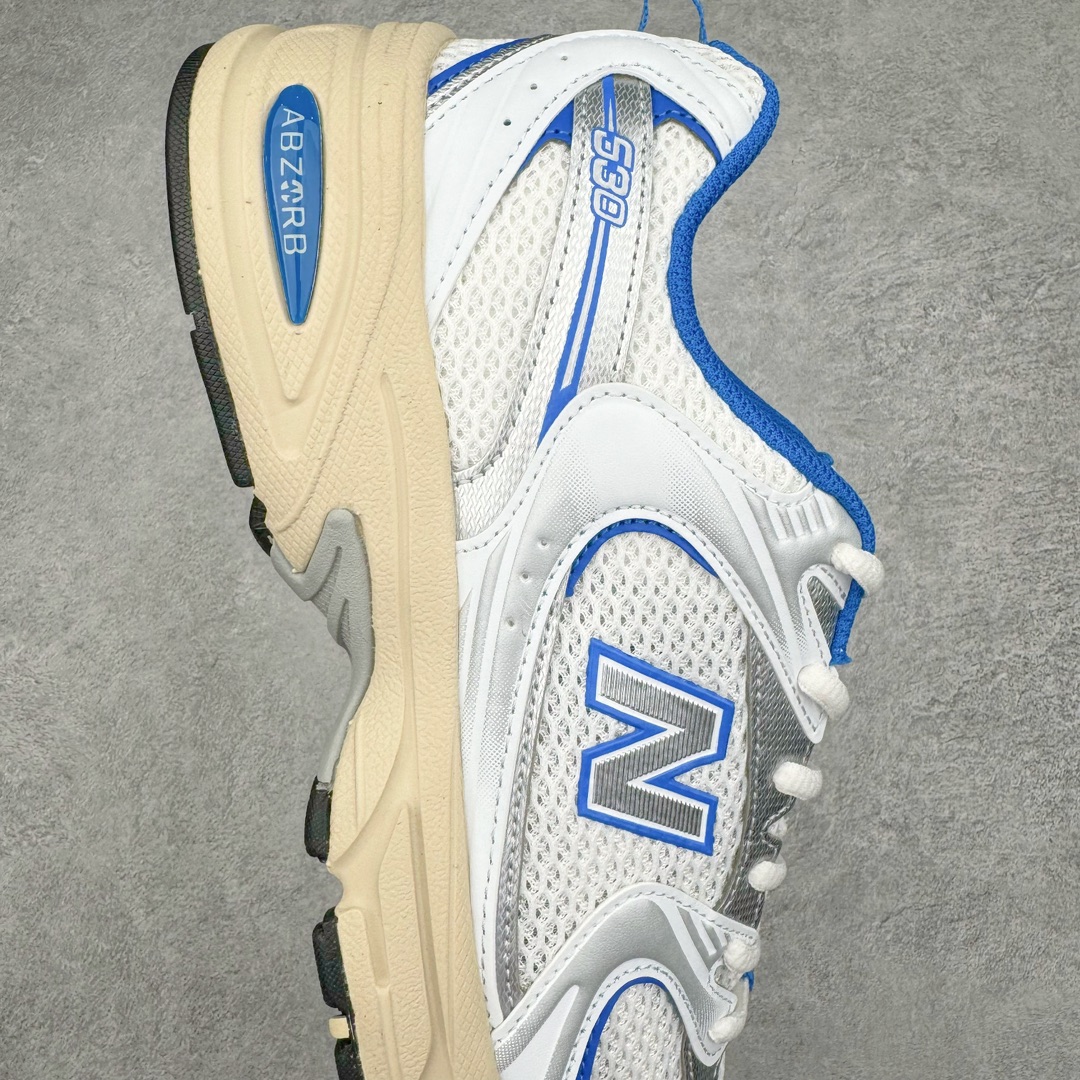 图片[6]-零售💰240 ＃纯原 新百伦NB New Balance MR530 全套原楦原纸板原厂数据开发 原厂网纱 原装进口皮料正确卡色 正确中底拉帮中底网布细节 冲裁组合 匠心打造 耗时两个月开发完成 工艺极其复杂难度可想而知 新开独立私模大底 全网唯一正确做旧组合大底 高端零售专供产物 尺码：36 37 37.5 38 38.5 39.5 40 40.5 41.5 42 42.5 43 44 44.5 编码：Dby2936040-运动鞋