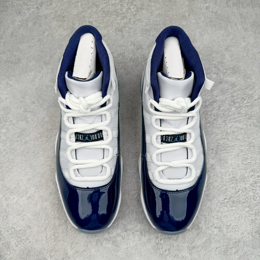 图片[2]-＃Y3纯原 Air Jordan AJ11 Retro High \\\”Win Like \’82\\\” 午夜蓝高帮 378037-123 外贸特供批次 原楦原档案数据开模打造 原厂中底拉帮钢印 原厂漆皮 防冻不开裂 头层皮料 原装鞋撑 水晶大底正确色度色泽 原楦原数据刺绣 原厂车缝走线及对位 毫厘不差 飞人logo采用原数据电脑刺绣 原装正品碳纤维真实碳板 增强抗扭 原内标 原盒标 正确官方原盒 原厂防氧化水晶外底 原厂配套厂全掌solo气垫 独家尺码：40.5 41 42 42.5 43 44 44.5 45 45.5 46 47.5 48.5-选品中心