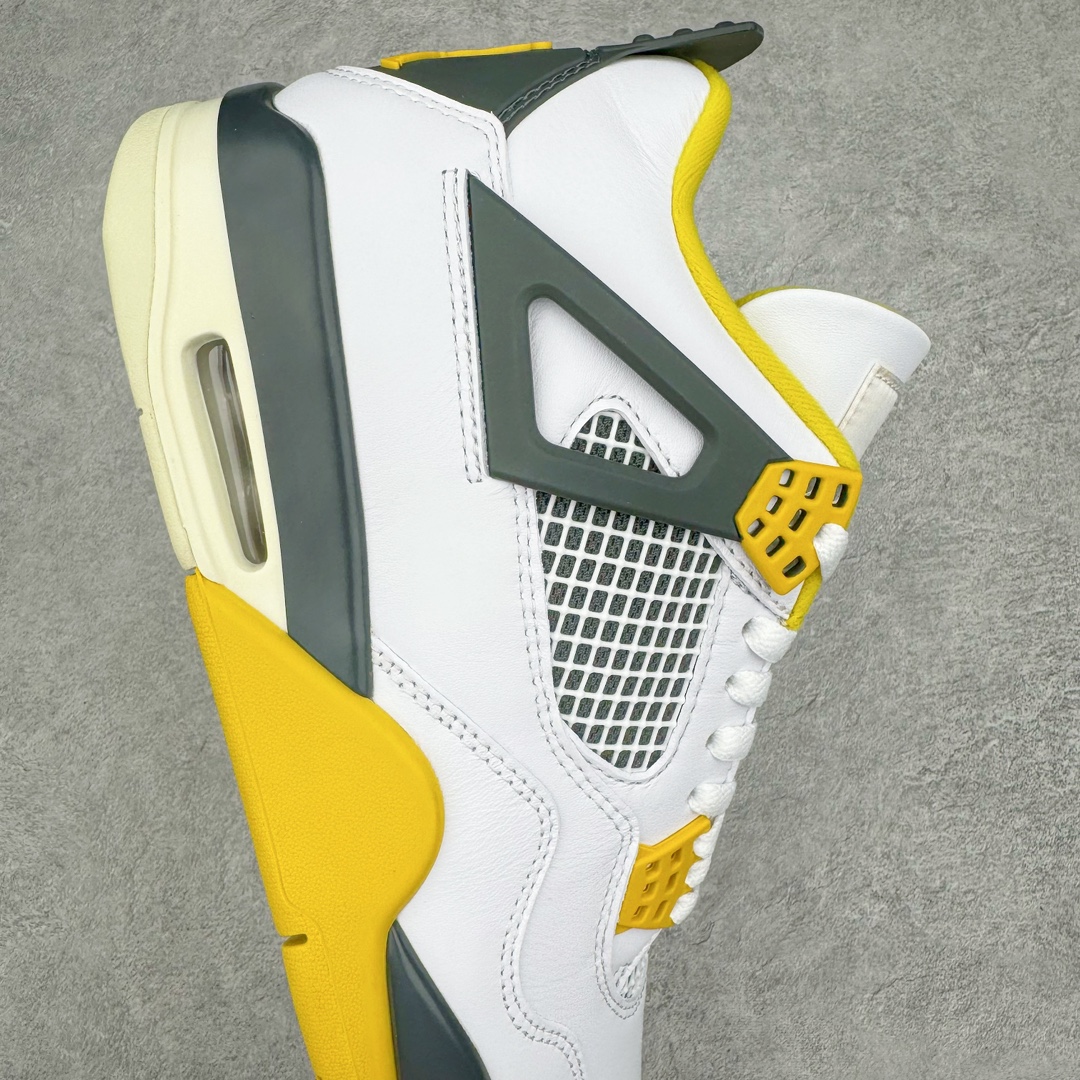 图片[6]-零售💰480 ＃OG纯原 Air Jordan AJ4 \”Vivid Sulfur\” 白橙 AQ9129-101 耗时多个月巨作 重金购买原楦原纸板 确保原汁原味 完美呈现四代版型 原厂织唛标 市面唯一采用原装皮料 正确网格工艺 全方位一致匹配官方细节 SIZE：36 36.5 37.5 38 38.5 39 40 40.5 41 42 42.5 43 44 44.5 45 46 47.5 编码：by4936080-运动鞋