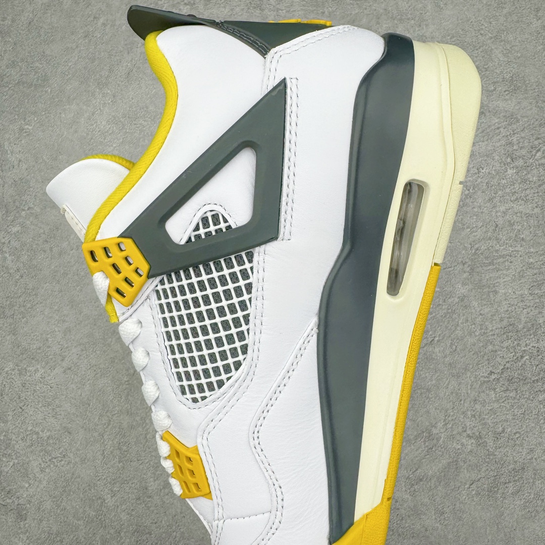 图片[7]-零售💰480 ＃OG纯原 Air Jordan AJ4 \”Vivid Sulfur\” 白橙 AQ9129-101 耗时多个月巨作 重金购买原楦原纸板 确保原汁原味 完美呈现四代版型 原厂织唛标 市面唯一采用原装皮料 正确网格工艺 全方位一致匹配官方细节 SIZE：36 36.5 37.5 38 38.5 39 40 40.5 41 42 42.5 43 44 44.5 45 46 47.5 编码：by4936080-运动鞋