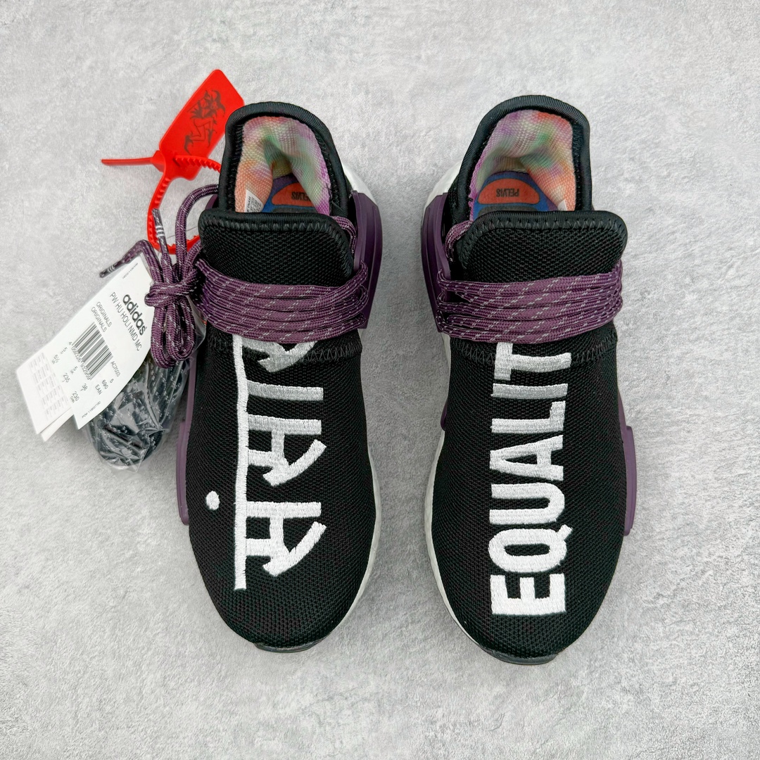 图片[4]-零售💰160 ＃福利特价‼AD Human Race HU Pharrell 菲董联名全掌Boost缓震轻便跑步鞋 沿用了火热的NMD经典鞋型 中底处的块状结构得以保留 但鞋带部分有较大改变 鞋侧增加了网格状系带单元 同样Primeknit材质打造的鞋面上印有硕大的字母标识 带来十足的视觉冲击力 大胆而鲜明的色彩运用也更加彰显出极致的个性 SIZE：36 36.5 37 38 38.5 39 编码：Qby1936060-运动鞋