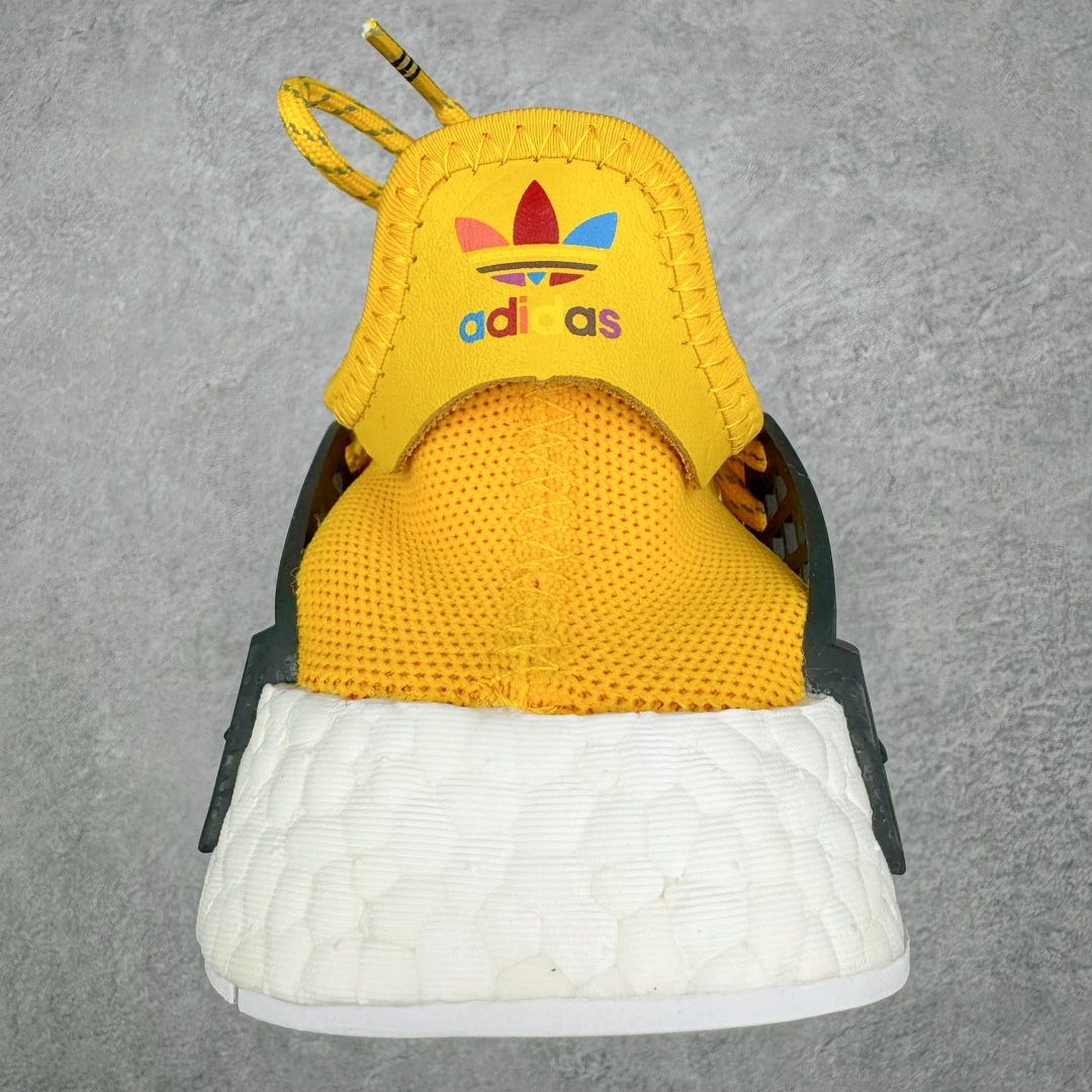 图片[8]-零售💰160 ＃福利特价‼AD Human Race HU Pharrell 菲董联名全掌Boost缓震轻便跑步鞋 沿用了火热的NMD经典鞋型 中底处的块状结构得以保留 但鞋带部分有较大改变 鞋侧增加了网格状系带单元 同样Primeknit材质打造的鞋面上印有硕大的字母标识 带来十足的视觉冲击力 大胆而鲜明的色彩运用也更加彰显出极致的个性 SIZE：36 36.5 37 38 38.5 39 编码：Qby1936060-运动鞋