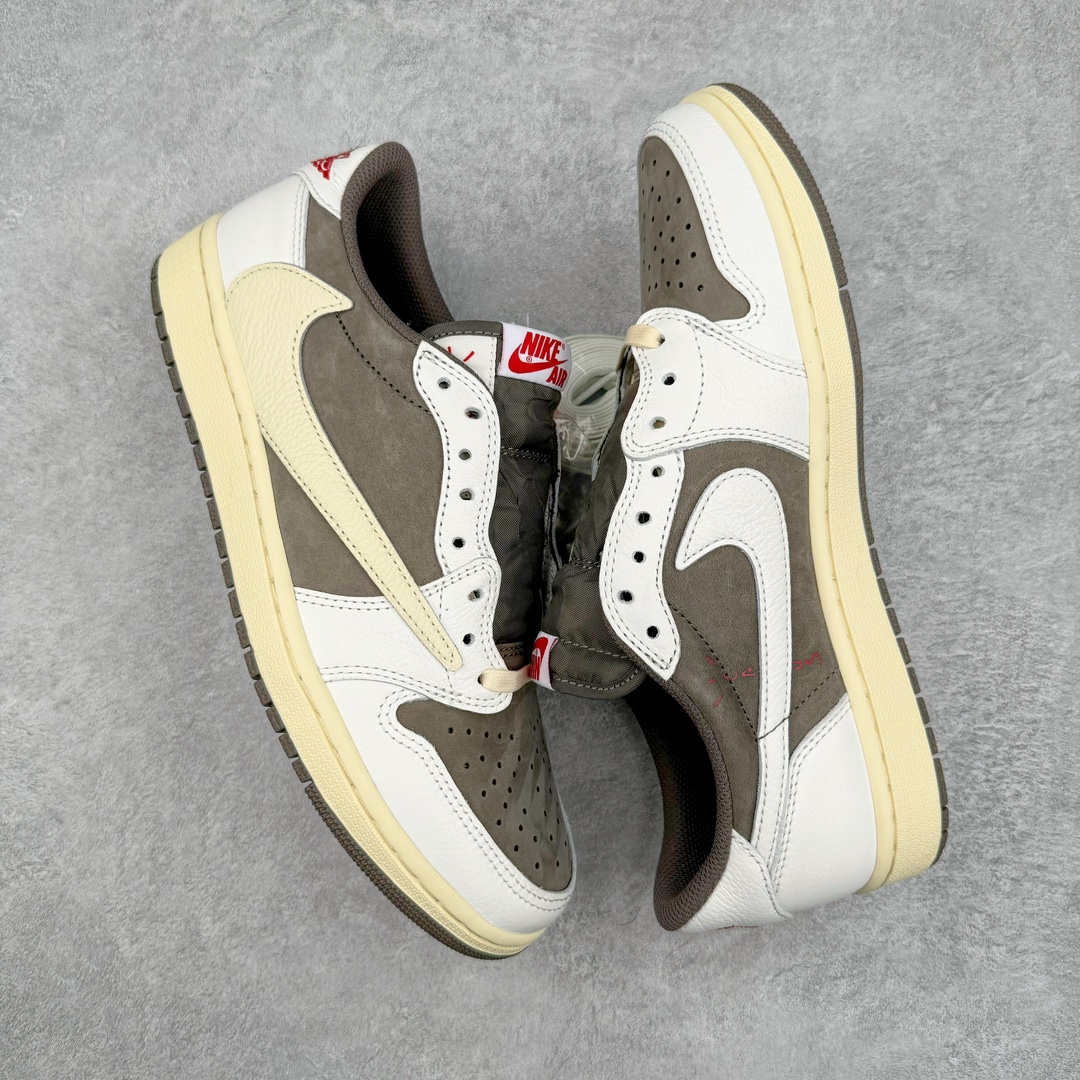 图片[3]-零售💰340 ＃GS裸鞋福利‼Travis Scott x Air Jordan AJ1 Low OG SP TS联名倒钩3.0低帮 白棕色 DM7866-162 各大论坛高危批次 外面零售四位数一样的东西 清远广硕XC原厂全套原裁片原底面加持 全套原厂生产指令 内外盒标包装纸鞋带配件均同步公司 放心开冲 外贸 零售 裸鞋 渠道货 随意操作 SIZE：40.5 41 42 42.5 43 44 44.5 45 46 47.5 编码：by3936040-运动鞋