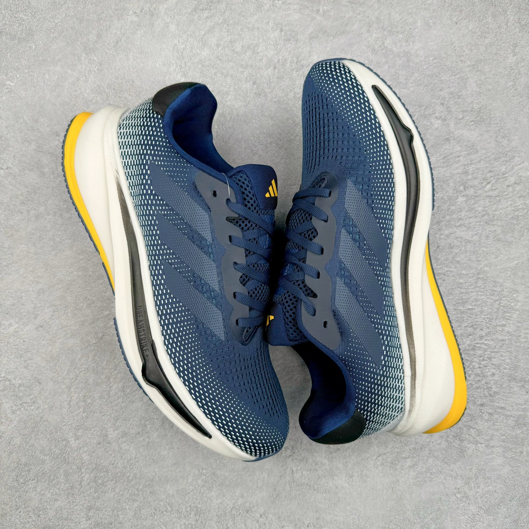 图片[3]-AD Supernova Rise 阿迪全新休闲轻跑鞋 款鞋采用了Dreamstrike+ 中底 将缓冲材质与柔软的织物相结合 以最大限度地减少刺激性摩擦和慢跑后水泡的可能性 在美学方面 Supernova Rise 从自然和生物中汲取灵感 如深色底色和半绿色细节 尺码：36 36.5 37.5 38 38.5 39 40 40.5 41 42 42.5 43 44 44.5 45-选品中心