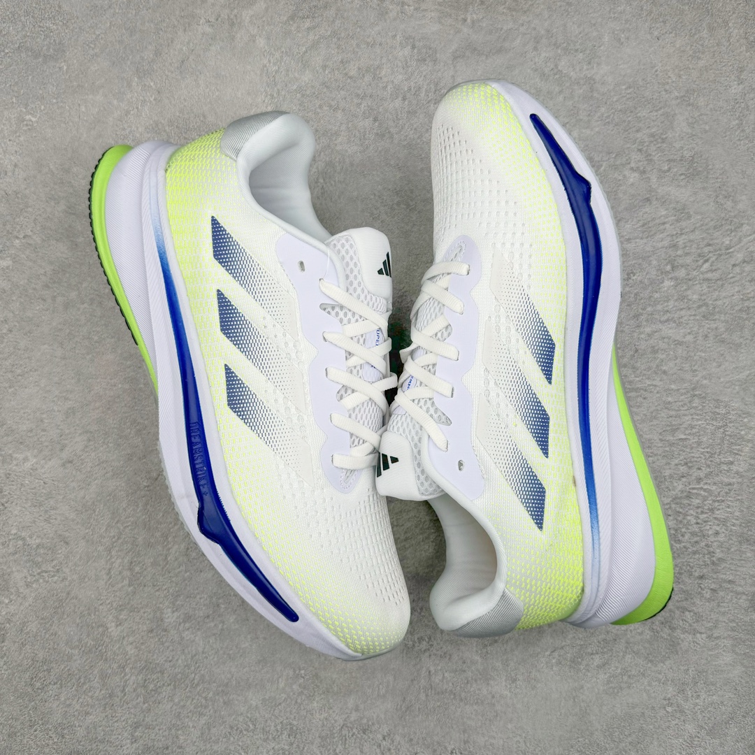 图片[3]-AD Supernova Rise 阿迪全新休闲轻跑鞋 款鞋采用了Dreamstrike+ 中底 将缓冲材质与柔软的织物相结合 以最大限度地减少刺激性摩擦和慢跑后水泡的可能性 在美学方面 Supernova Rise 从自然和生物中汲取灵感 如深色底色和半绿色细节 尺码：36 36.5 37.5 38 38.5 39 40 40.5 41 42 42.5 43 44 44.5 45-选品中心