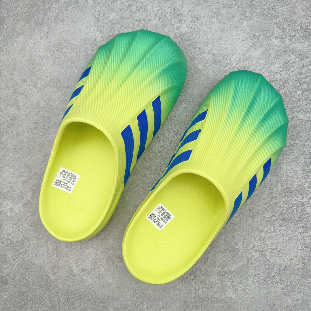 图片[3]-AD adiFOM Superstar MULE 贝壳头版一脚蹬半拖鸭掌鞋半拖 JP5685 产品基于标志性 Superstar 鞋款轮廓的同时 利用可再生的甘蔗加工物材料制成一体式泡沫鞋身 无鞋带设计更加方便穿脱 点睛之笔在于标志性的三道杠出现在鞋子的两侧 鞋跟贴片上饰有品牌标志性的三叶草压花 尺码：36 36.5 37 37.538 38.5 39 40 40.5 41 42 42.5 43 44 44.5 45-选品中心