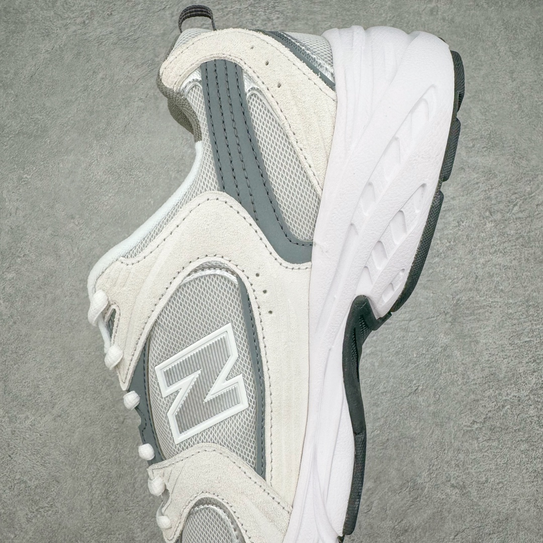 图片[7]-零售💰200 New Balance NB530 新百伦复古透气跑步鞋 抛弃过往以皮革为主的人气轮廓 以极具复古风范的跑鞋外观呈现 设计上全鞋以简约清爽的纯白色作基底 鞋身覆盖大面积织物网眼材质 并于鞋头、鞋带孔眼片等细节处点缀对比鲜明的反光银镀层凸显 鞋舌、侧身等位置则辅以一贯的「N」字标志和品牌徽标彰显身份 最后通过搭载的 ABZORB 缓震中底完善整体造型 Size：36 37 37.5 38 38.5 39 40 40.5 41 42 42.5 43 44 45 编码：Fby2936000-运动鞋