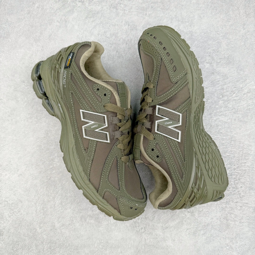 图片[3]-零售💰290 ＃DT纯原 新百伦NB New Balance M1906系列 全套原楦原纸板原厂数据开发 进口三明治网面 原装进口皮料正确绒感卡色 正确中底拉帮中底网布细节 原厂标裁 带紫光防伪 定制后跟透明水晶模块 冲裁组合 大底贴合程度胶水上色把控完美 整洁度挑战全网艺术家 多道序QC把关品质完善 匠心打造 耗时两个月开发完成 工艺极其复杂难度可想而知 新开独立私模大底 正确六层组合大底 高端零售专供产物 Size：36 37 37.5 38 38.5 39 40 40.5 41 42 42.5 43 44 45 编码：Dby2936090-运动鞋