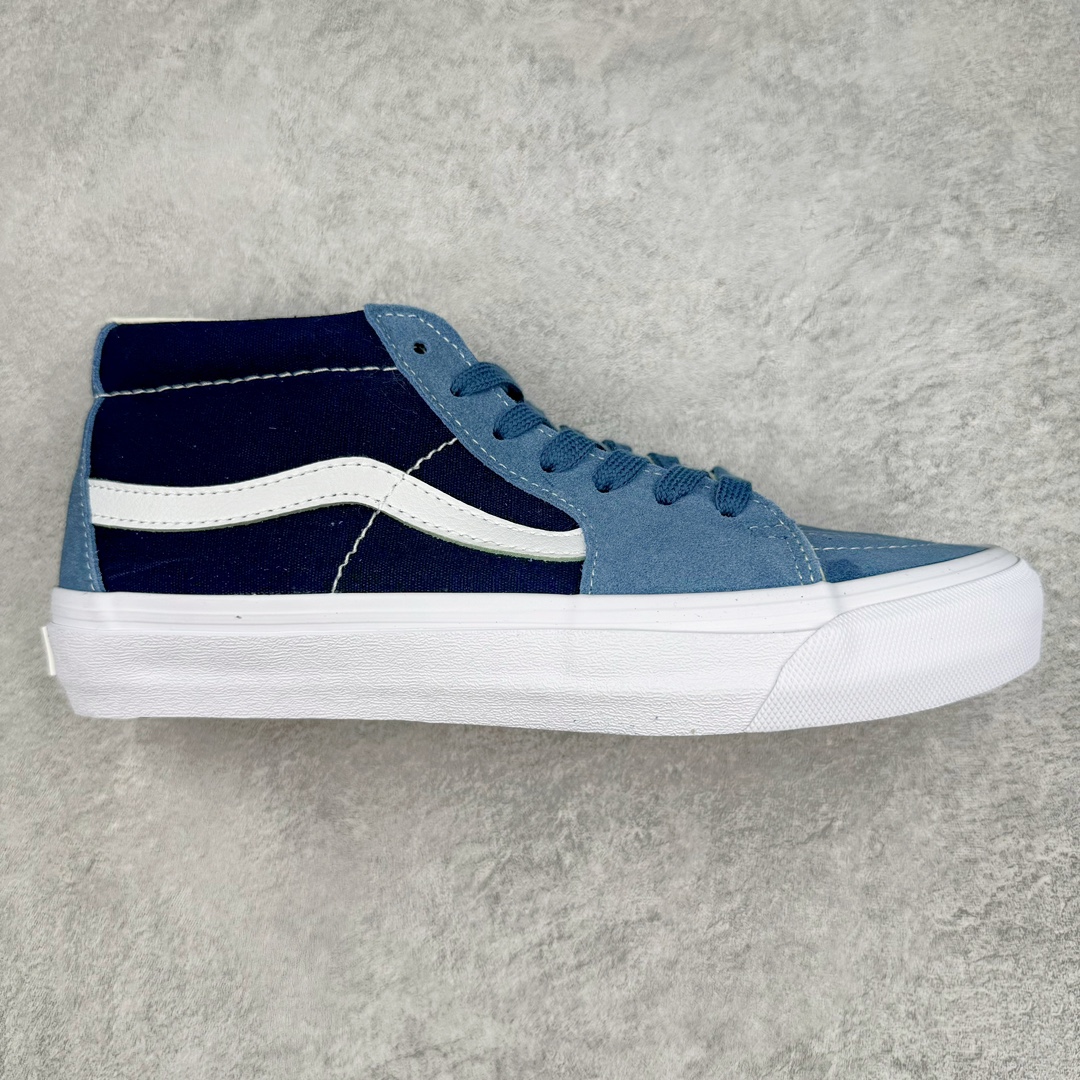 VANS OTW Premium 高阶支线 蓝色拼接 麂皮休闲复古滑板鞋 尺码:35 36 36.5 37 38 38.5 39 40 40.5 41 42 42.5 43 44 工艺:硫化1:1(重量1:1、真标、原钢印、材质标、鞋型标、合格证)-选品中心