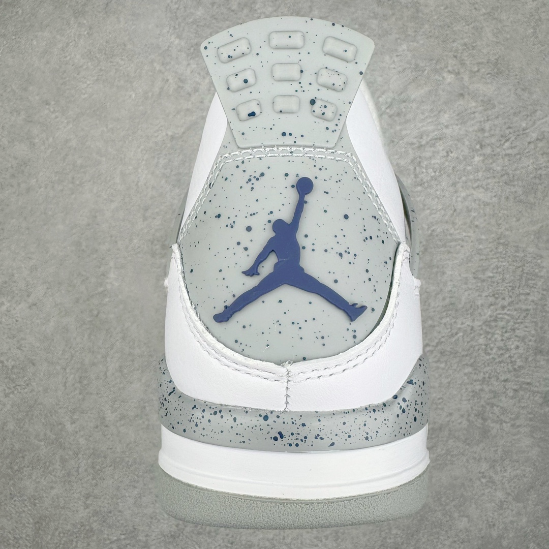 图片[8]-零售💰540 ＃Ljr Air Jordan AJ4 Retro 午夜蓝 DH6927-140 圈内高端零售标杆 独家外贸特供 耗时半年巨作 全套原纸板楦头开发 原厂特供皮料加持 确保原汁原味 完美呈现四代版型 一比一鞋头弧度高度鞋身弧度 数据细节工艺流程均保持原鞋一致 原厂TPU网格鞋带扣 正确内里网布 菱角分明不变形无多余毛边 柔软性质感一致于原鞋 市场唯一原厂鞋扣模具 背面可见隐藏注塑口 原厂织唛标 原厂飞人电绣工艺 尾指中部跳三针 独家绑鞋带手法 印刷中底布 四线拉帮 米色美纹纸贴合固定 进口港宝加持 后跟自然饱满 全鞋荧光划线卡点 追求极致完美 每一双都是工艺品 多重QC质检 超越公司货的品控标准 实实在在的免检产品 尺码：40.5 41 42 42.5 43 44 44.5 45 45.5 46 47.5 48.5 编码：by5936040-运动鞋