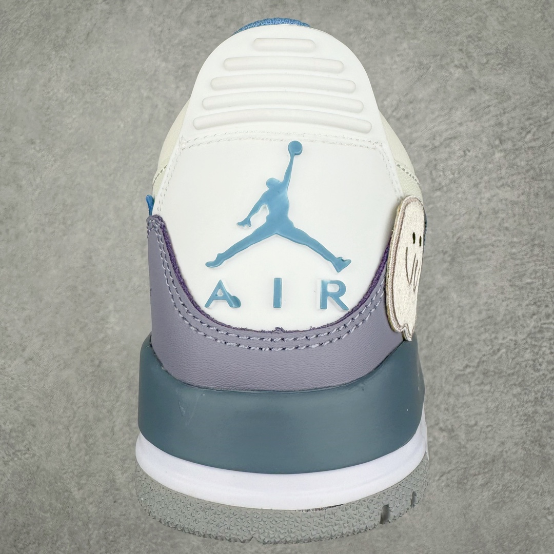 图片[8]-零售💰260 Air Jordan Legacy AJ312 低帮 鞋身采用了皮革材质打造 横跨鞋面的魔术贴十分吸睛 侧面的Swoosh Logo的一部分被鞋面遮挡了一部分 颇具玩味 魔术贴上标有NK标识 而鞋舌上是Jordan的经典飞翼Logo 后跟和鞋底均采用了Air Jordan 3 的设计 后跟上同样也使用了经典的爆裂纹图案 尺码：36 36.5 37.5 38 38.5 39 40 40.5 41 42 42.5 43 44 44.5 45 46 47.5 编码：Sby2936060-运动鞋