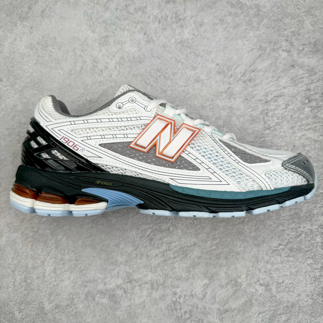 图片[2]-零售💰290 ＃DT纯原 新百伦NB New Balance M1906系列 全套原楦原纸板原厂数据开发 进口三明治网面 原装进口皮料正确绒感卡色 正确中底拉帮中底网布细节 原厂标裁 带紫光防伪 定制后跟透明水晶模块 冲裁组合 大底贴合程度胶水上色把控完美 整洁度挑战全网艺术家 多道序QC把关品质完善 匠心打造 耗时两个月开发完成 工艺极其复杂难度可想而知 新开独立私模大底 正确六层组合大底 高端零售专供产物 Size：36 37 37.5 38 38.5 39 40 40.5 41 42 42.5 43 44 45 编码：Dby2936090-运动鞋