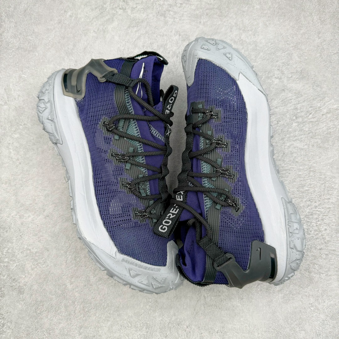 图片[3]-零售💰250 NK ACG Mountain Fly High GORE-TEX ACG户外登山系列越跑高帮休闲运动徒步鞋 CT2904 全新户外鞋款 Mountain Fly 全新来袭 该鞋款沿袭前代高帮版型的设计传统 轻盈鞋面结合反光鞋带以及添加了织带的鞋眼 为双足打造出一体化的舒适脚感 助力轻松畅行 中底则融入柔软的 React 泡棉与 Vaporfly 科技 让你在岩石小径徒步时也能像行走在都市般轻松舒适 此外粘性橡胶外底铸就了攀岩级别的出众抓地力 助你从容应对各种环境挑战 SIZE：36 36.5 37.5 38 38.5 39 40 40.5 41 42 42.5 43 44 44.5 45 46 编码：Tby2936050-运动鞋