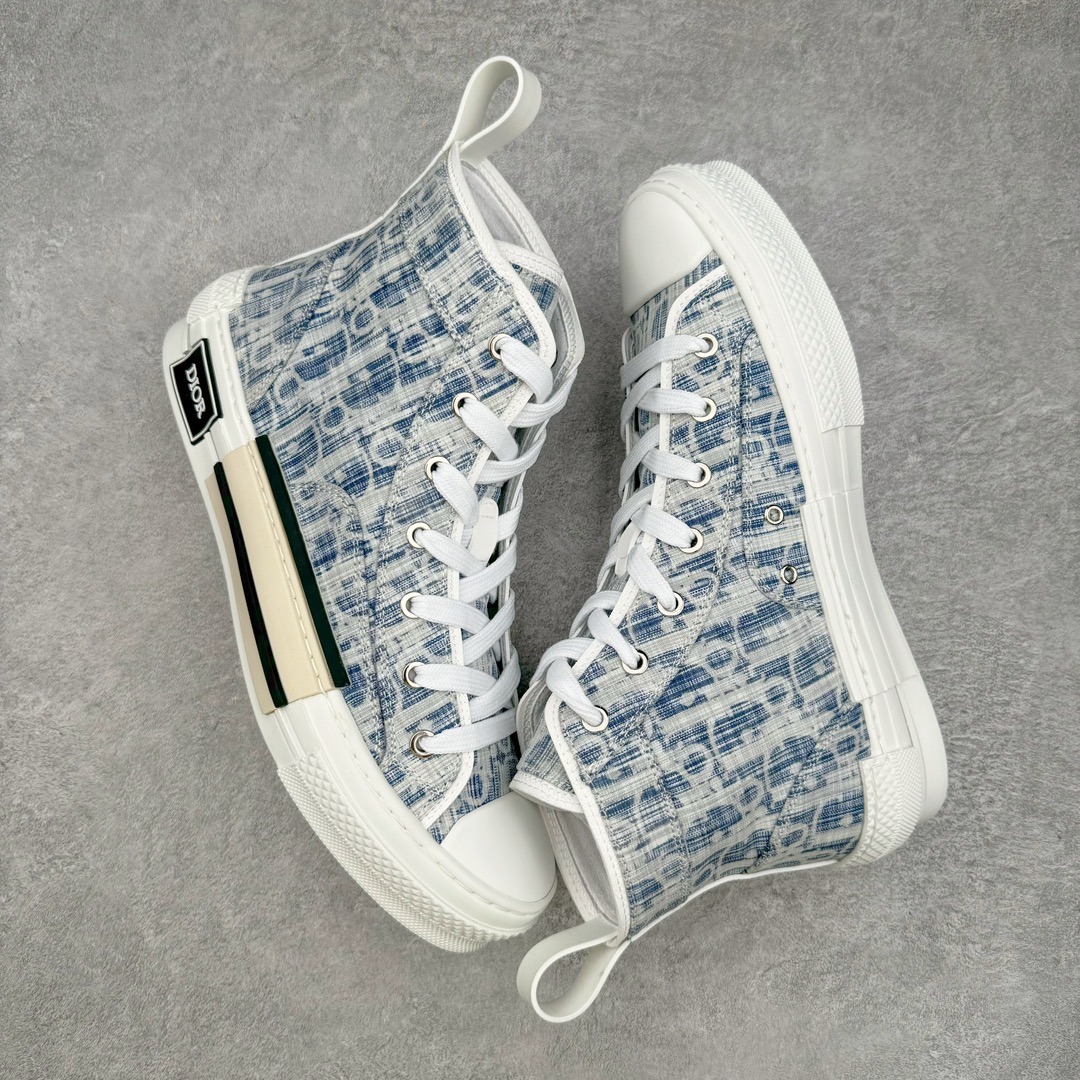 图片[3]-零售💰410 ＃零售版 Dior B23 Oblique High Top Sneakers 迪奥“CD重影”系列 东莞纯原 原版购入再次全新升级 全鞋细节到材料到包装大幅度提升改正 市面最强版本 可对比 历史最高FK （全套原版一致配件包装）羊皮贴底拉帮 原装耐弯折耐高温EVC饰片材质 迄今为止唯一原装版本 采用原厂科技面料 无色差问题 随意对比公司 鞋面网纱一比一打样开发 原版一致大底 正确后跟弧度 后尾巴双针走线 完美楦形 尺码：39 40 41 42 43 44 45 46 编码：Wby4936010-运动鞋