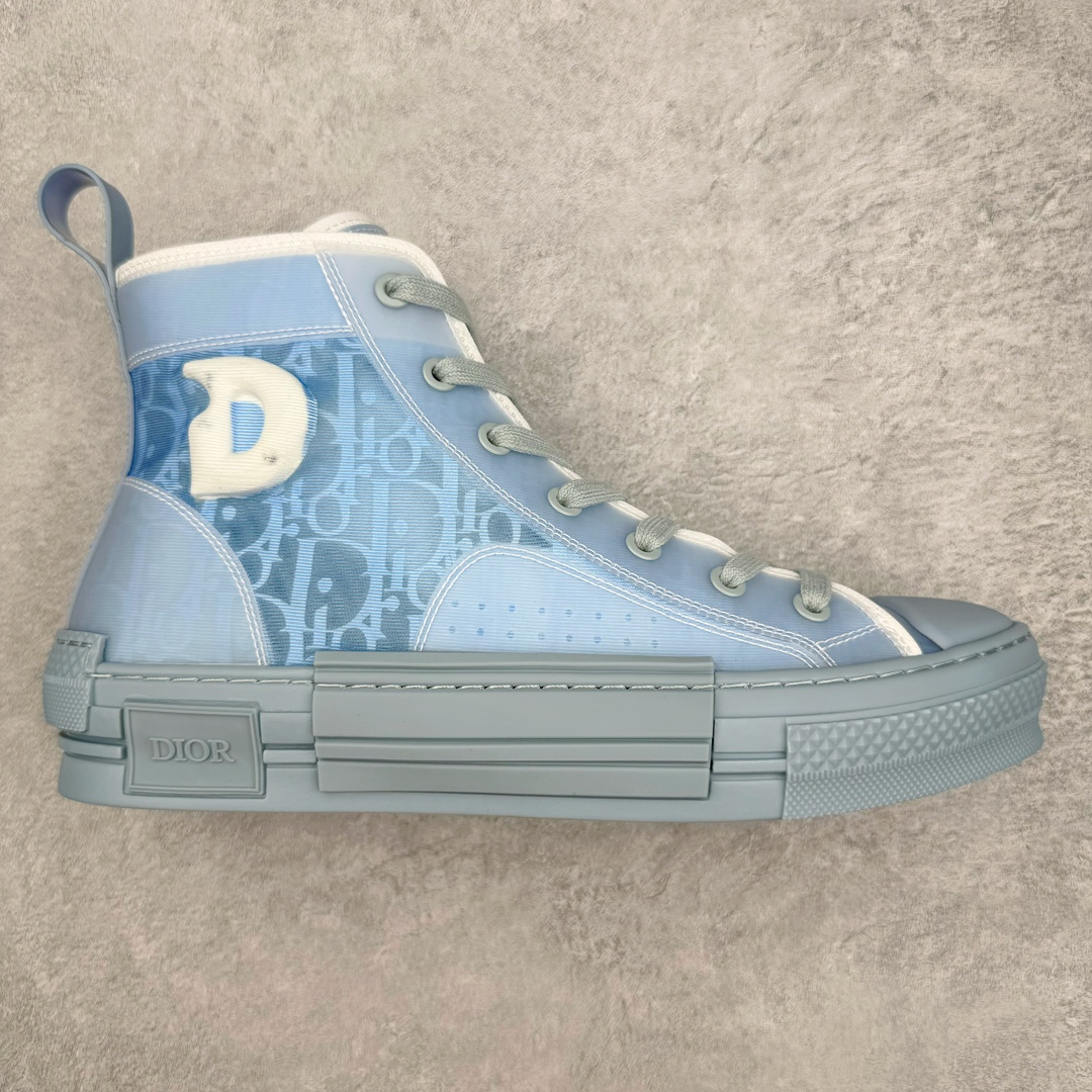 零售💰410 ＃零售版 Dior B23 Oblique High Top Sneakers 迪奥“CD重影”系列 东莞纯原 原版购入再次全新升级 全鞋细节到材料到包装大幅度提升改正 市面最强版本 可对比 历史最高FK （全套原版一致配件包装）羊皮贴底拉帮 原装耐弯折耐高温EVC饰片材质 迄今为止唯一原装版本 采用原厂科技面料 无色差问题 随意对比公司 鞋面网纱一比一打样开发 原版一致大底 正确后跟弧度 后尾巴双针走线 完美楦形 尺码：35 36 37 38 39 40 41 42 43 44 45 46 编码：Wby4936010-运动鞋