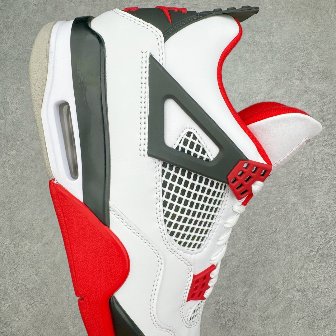 图片[6]-零售💰360 ＃CS Air Jordan AJ4 Retro \”Fire Red\” 火焰红 DC7770-160 大厂出品 全头层加持 原鞋原楦原纸板同源开发 完美呈现乔4的版型 内侧正确双色网格 还原细节 原厂皮料 正确气垫颜色 正确网格工艺 正确拉帮工艺 全鞋原装材料制作 原档案原模具打造 支持全方位与正品对比 尺码：36 36.5 37.5 38 38.5 39 40 40.5 41 42 42.5 43 44 44.5 45 46 47.5 编码：by3936060-运动鞋