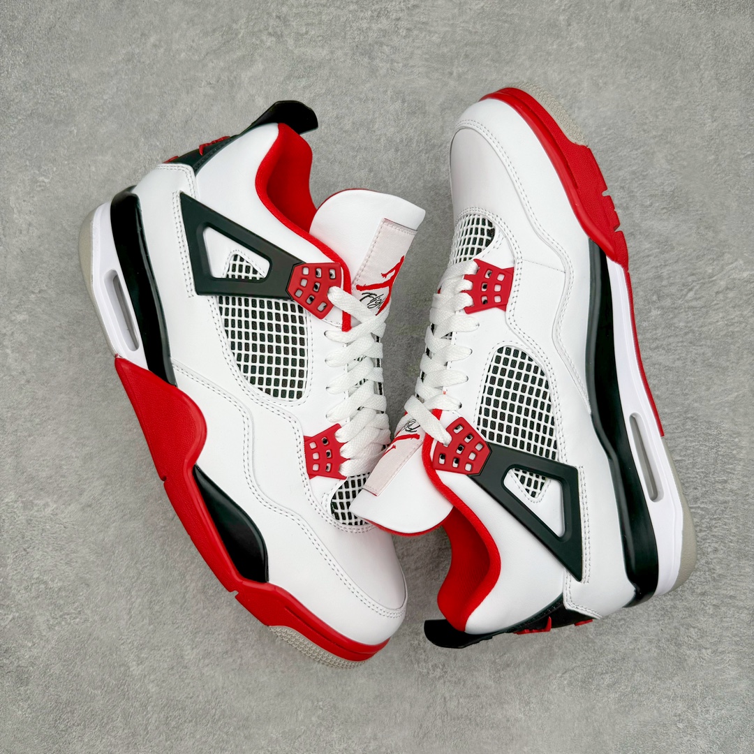 图片[3]-零售💰360 ＃CS Air Jordan AJ4 Retro \”Fire Red\” 火焰红 DC7770-160 大厂出品 全头层加持 原鞋原楦原纸板同源开发 完美呈现乔4的版型 内侧正确双色网格 还原细节 原厂皮料 正确气垫颜色 正确网格工艺 正确拉帮工艺 全鞋原装材料制作 原档案原模具打造 支持全方位与正品对比 尺码：36 36.5 37.5 38 38.5 39 40 40.5 41 42 42.5 43 44 44.5 45 46 47.5 编码：by3936060-运动鞋